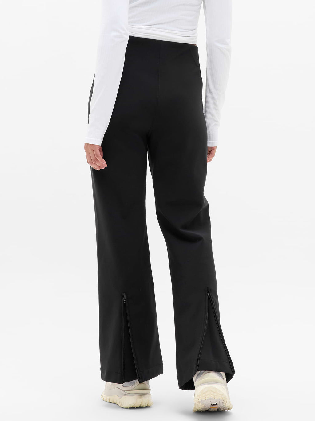 Glacier High Rise Flare Pant - Black