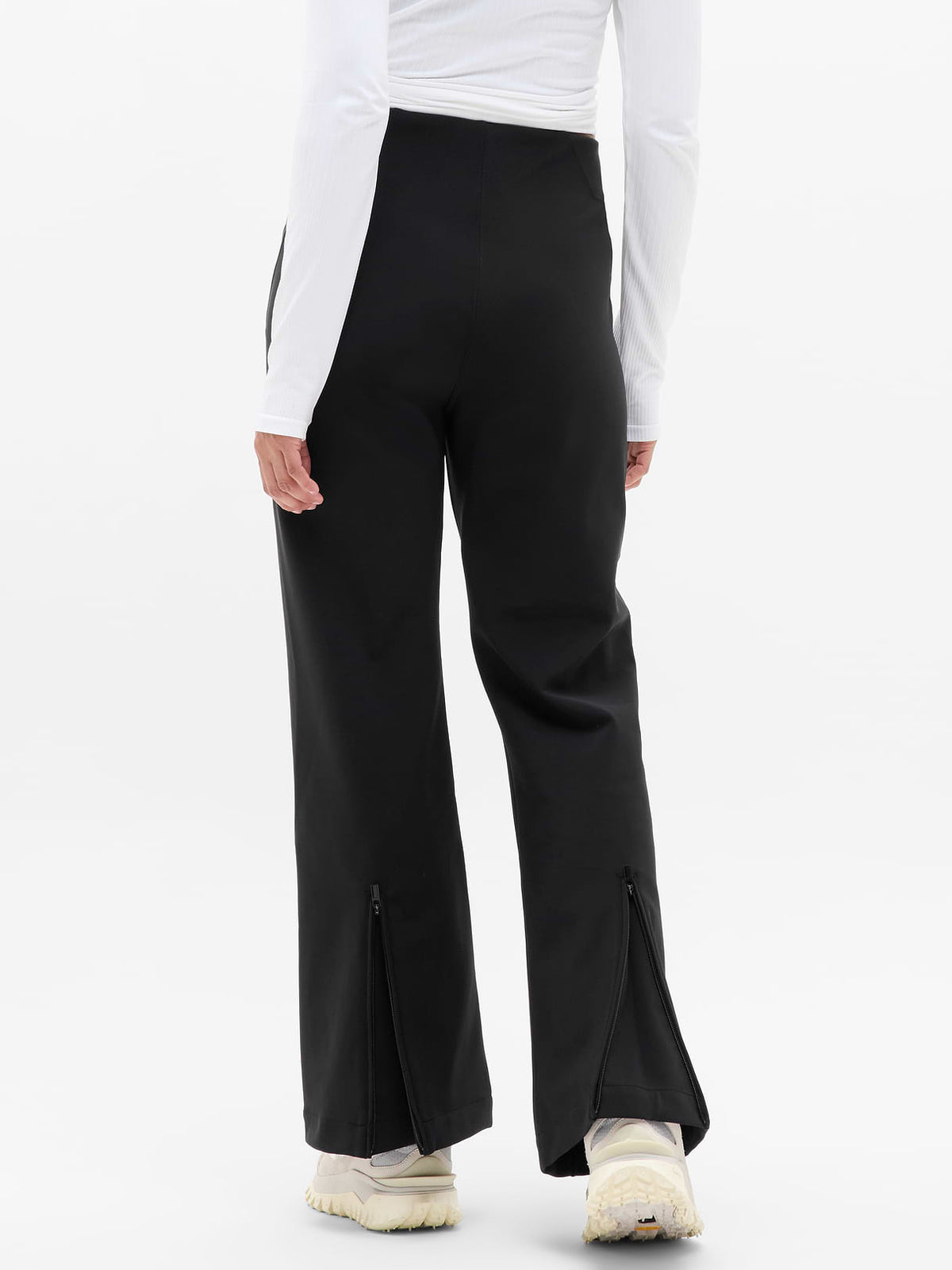 Glacier High Rise Flare Pant - Black
