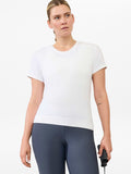 In Motion Seamless Tee - Bright White
