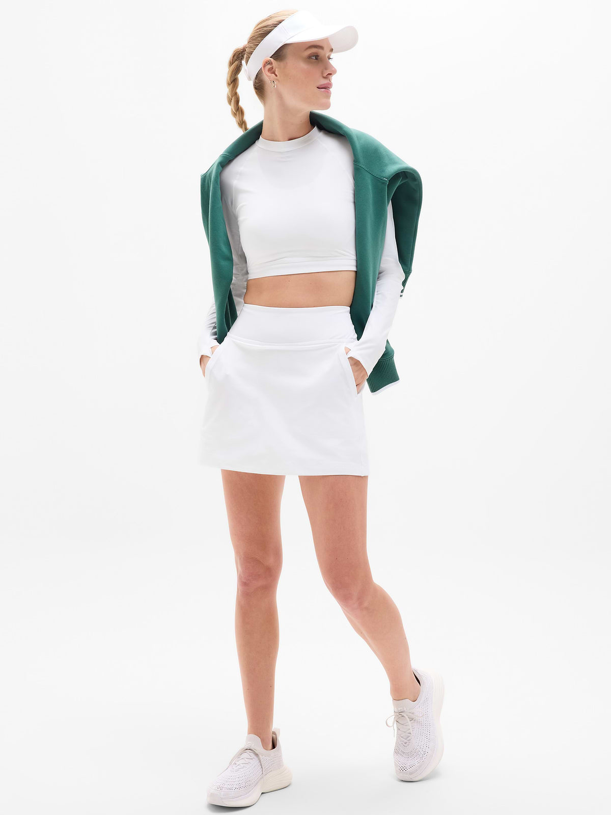 Tee Time High Rise 17" Skort - Bright White