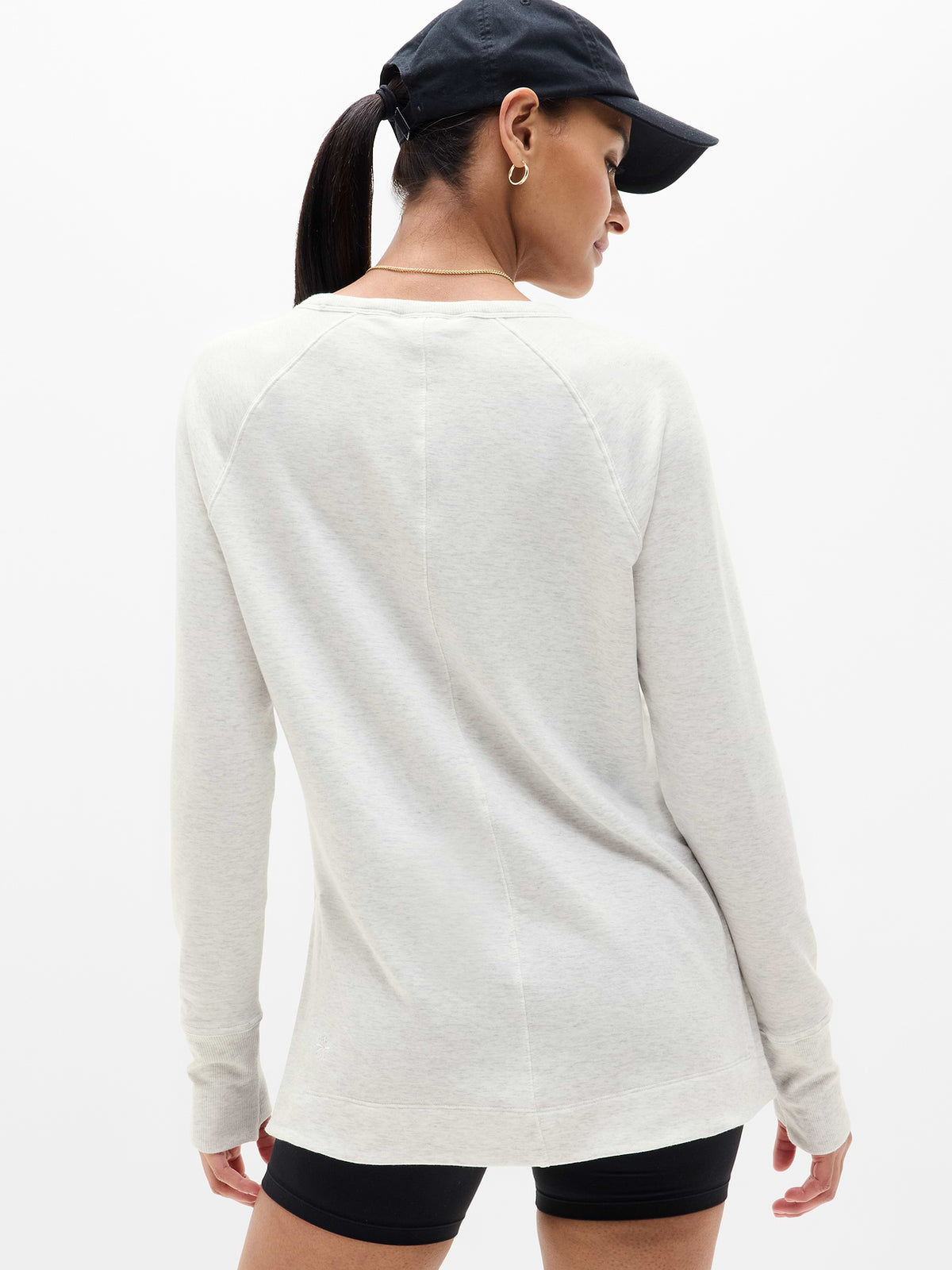 Coaster Luxe V-Neck Sweatshirt - Fog Grey Heather