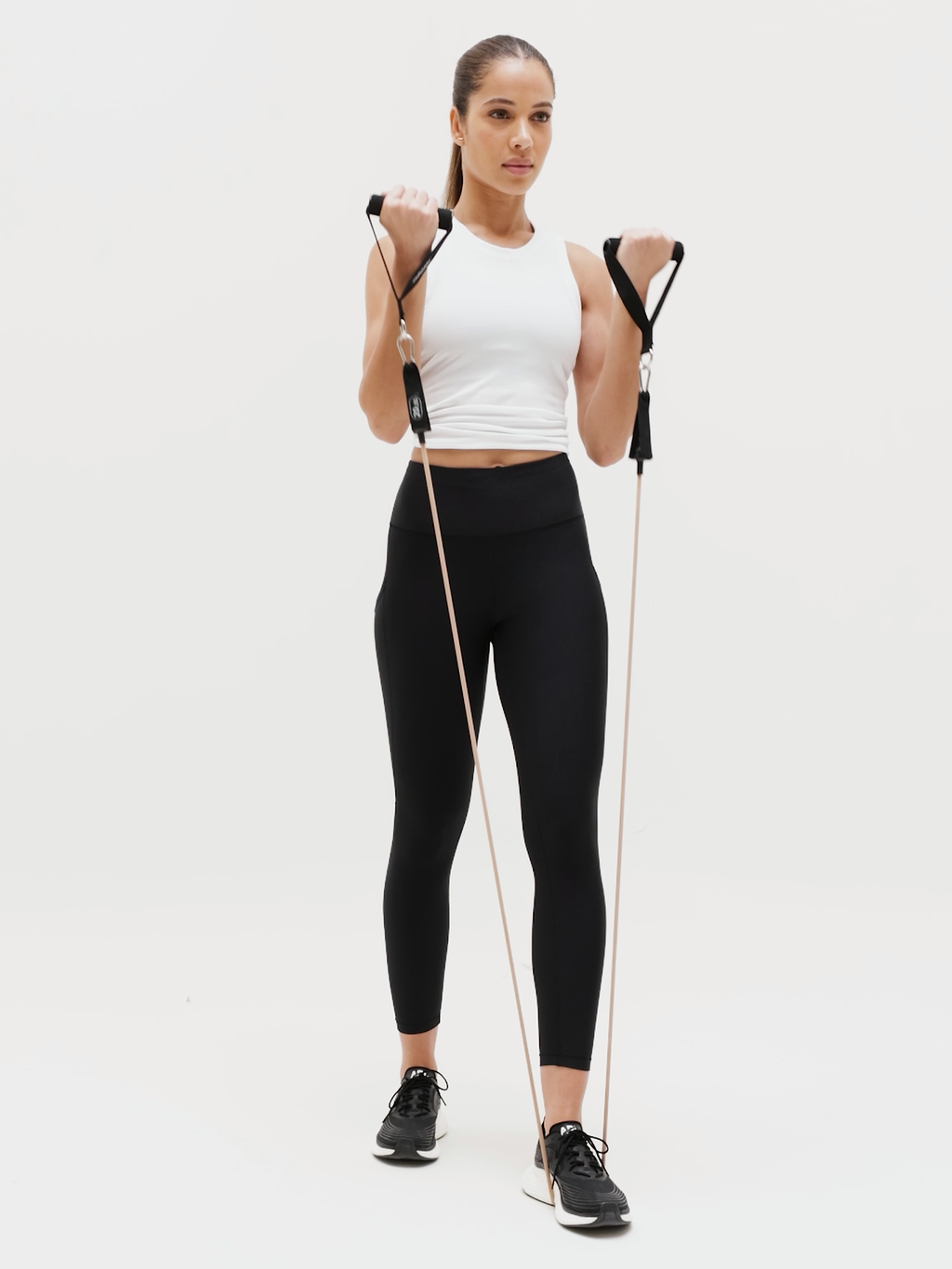Interval Stash High Rise 7/8 Legging - Black