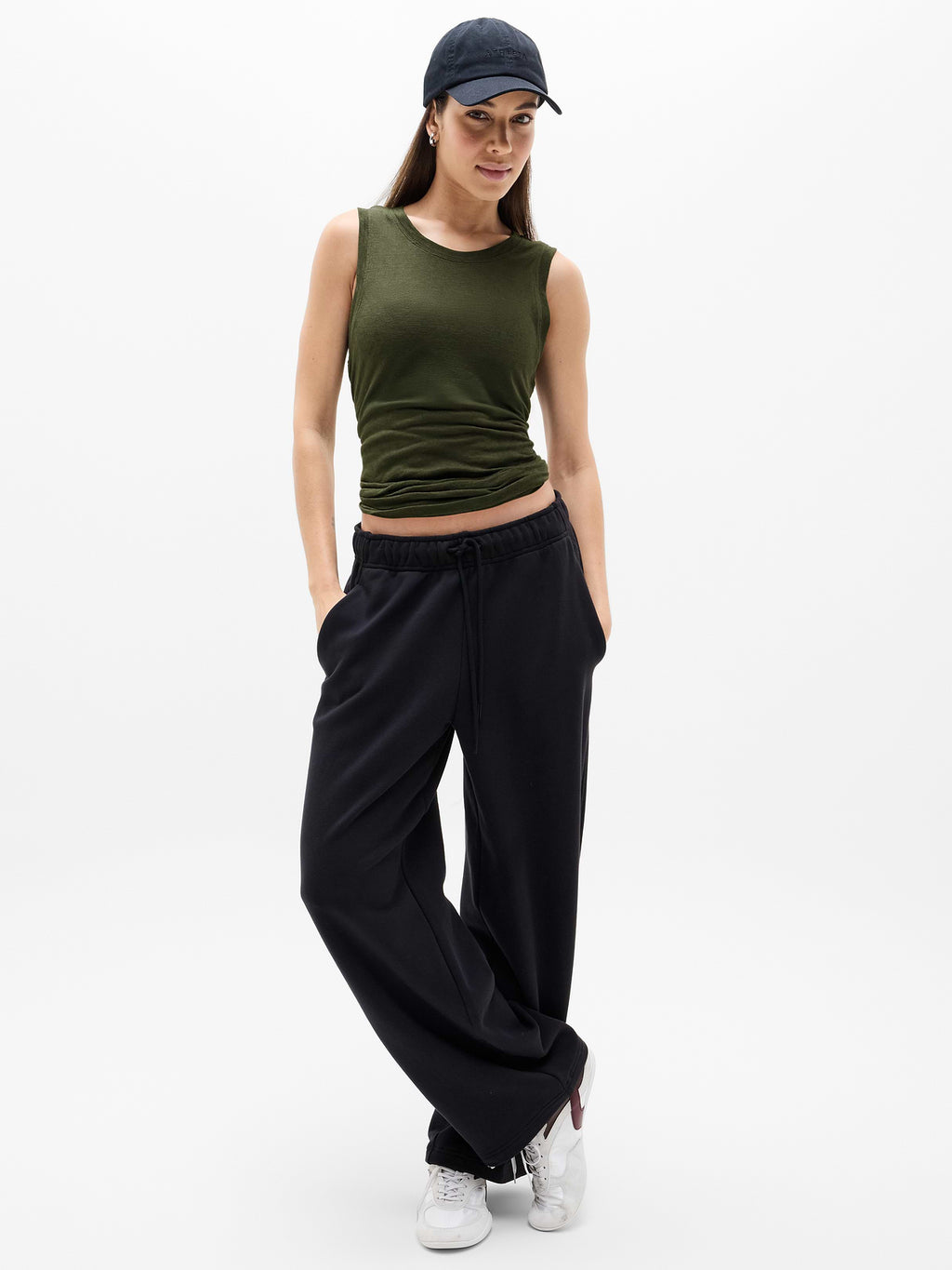 Breezy Tank - Aspen Olive