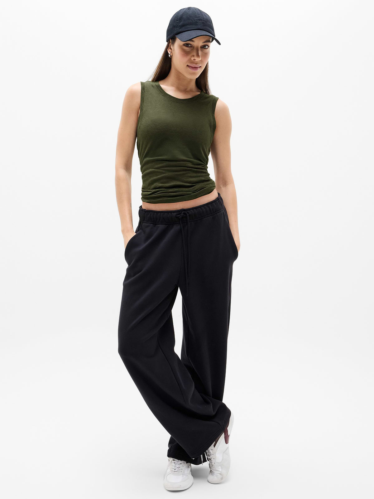 Breezy Tank - Aspen Olive