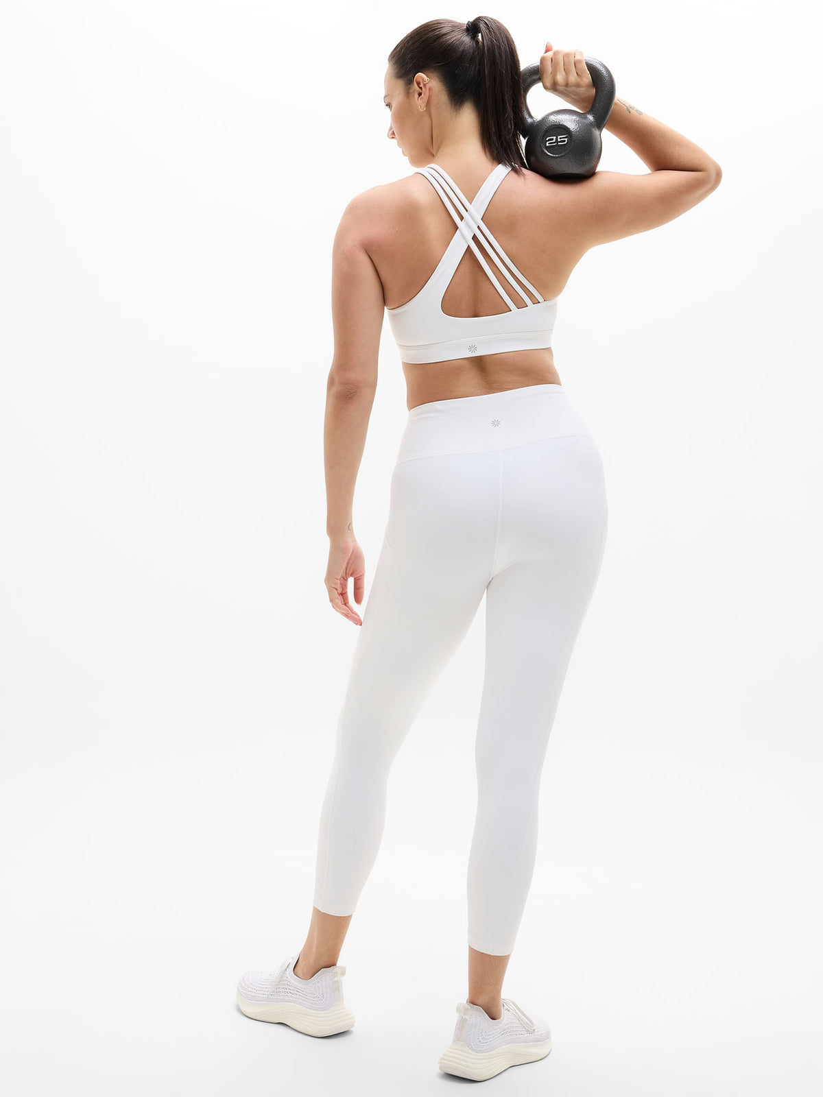 Interval Stash High Rise 7/8 Legging - Bright White