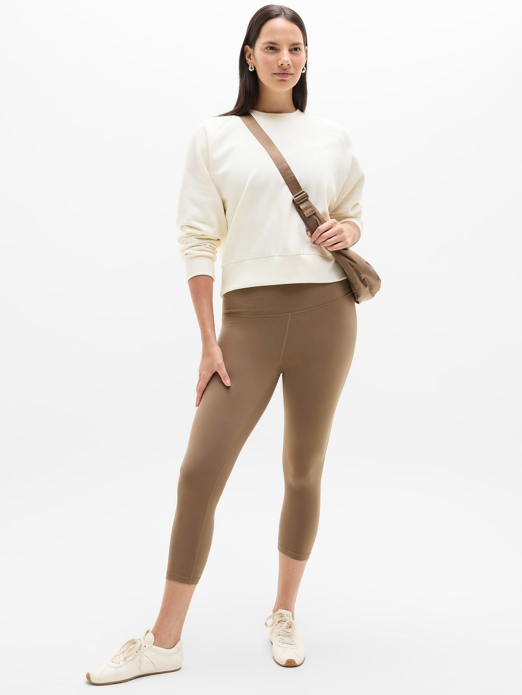 Forever Fleece Relaxed Crew Sweatshirt - Magnolia White