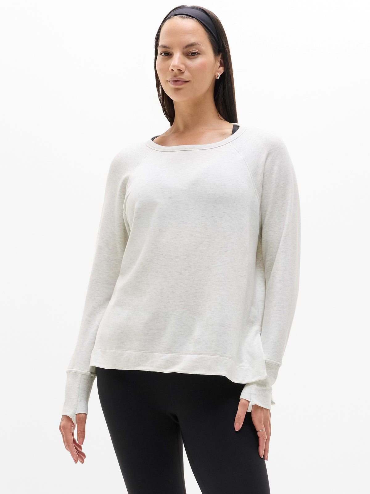 Coaster Luxe V-Neck Sweatshirt - Fog Grey Heather