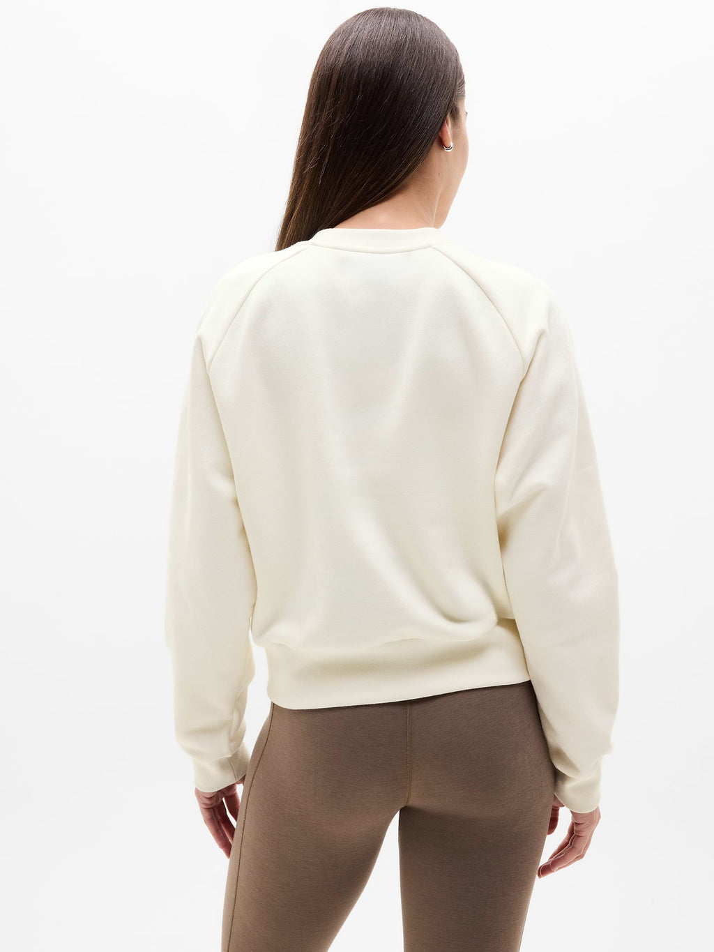 Forever Fleece Relaxed Crew Sweatshirt - Magnolia White