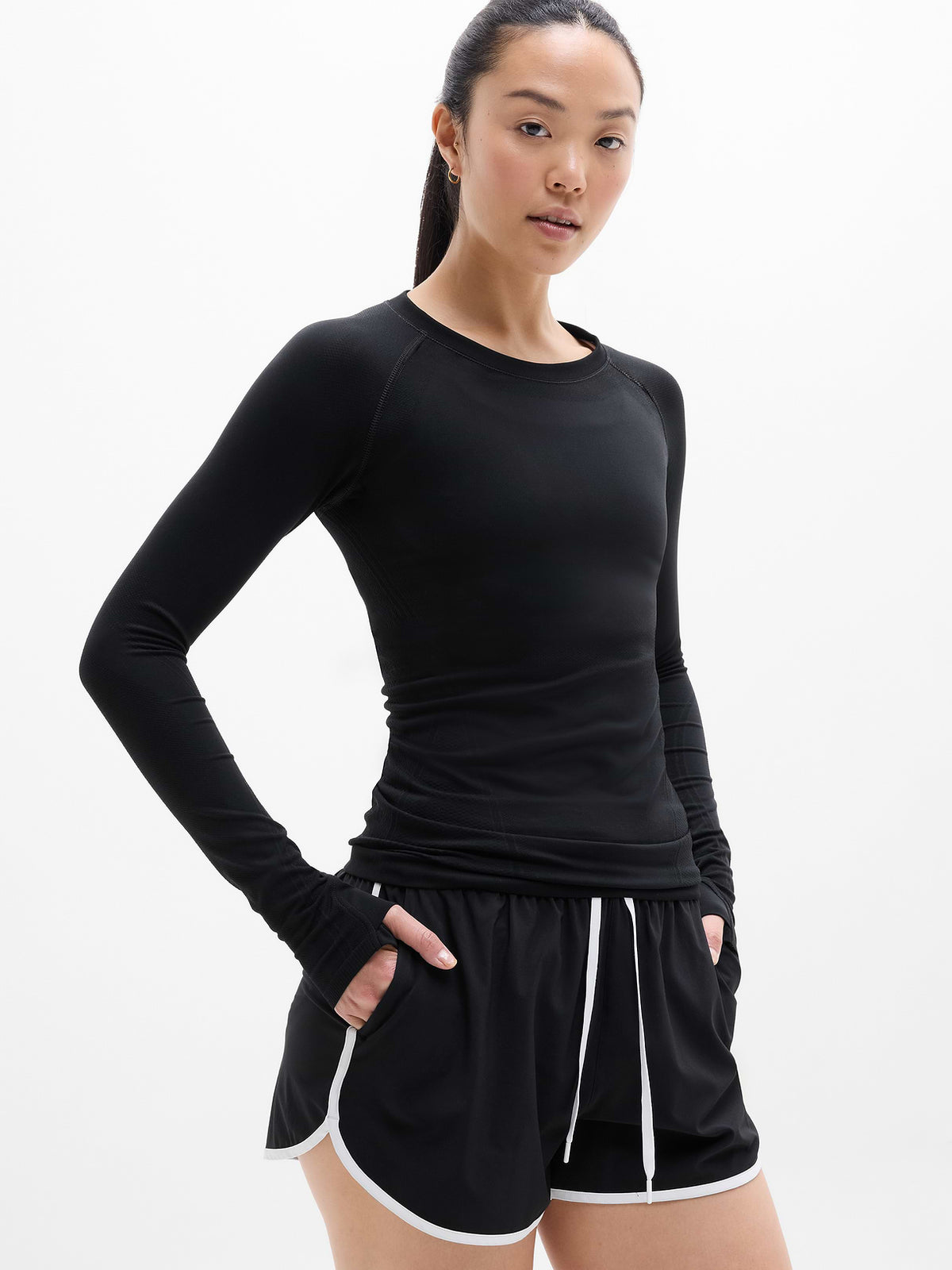Momentum Seamless Top - Black