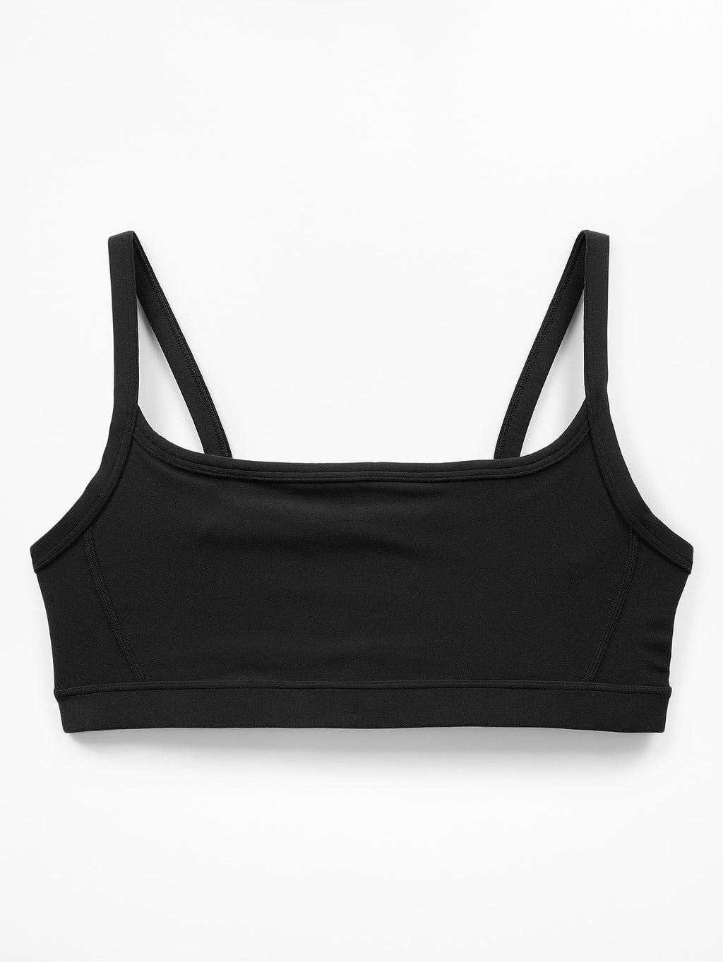 Square Neck Bra A-C - Black