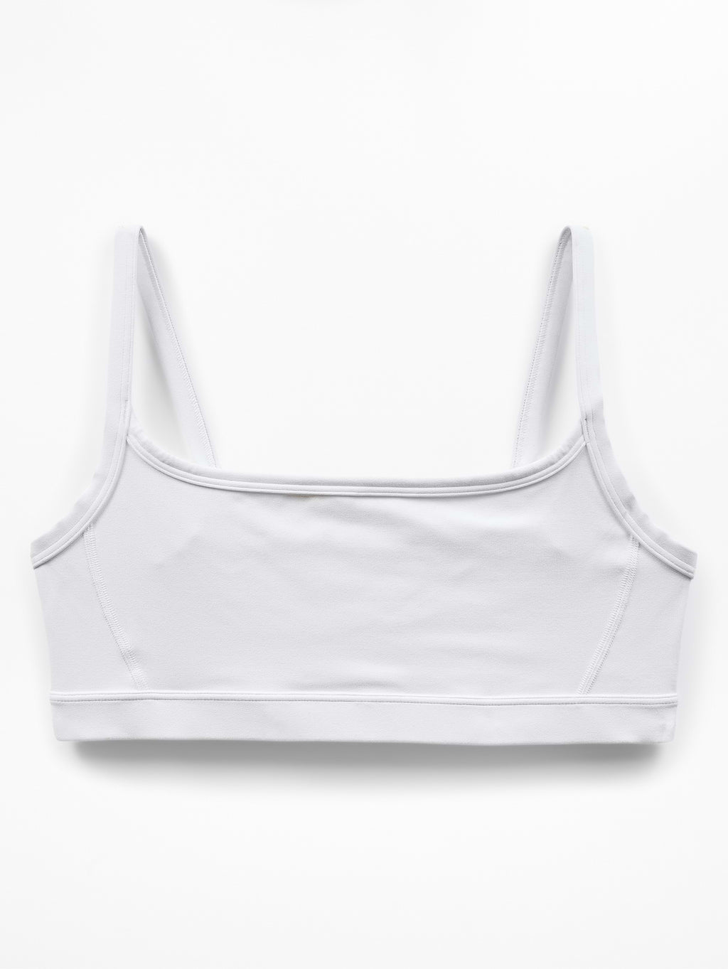 Square Neck Bra A-C - Bright White