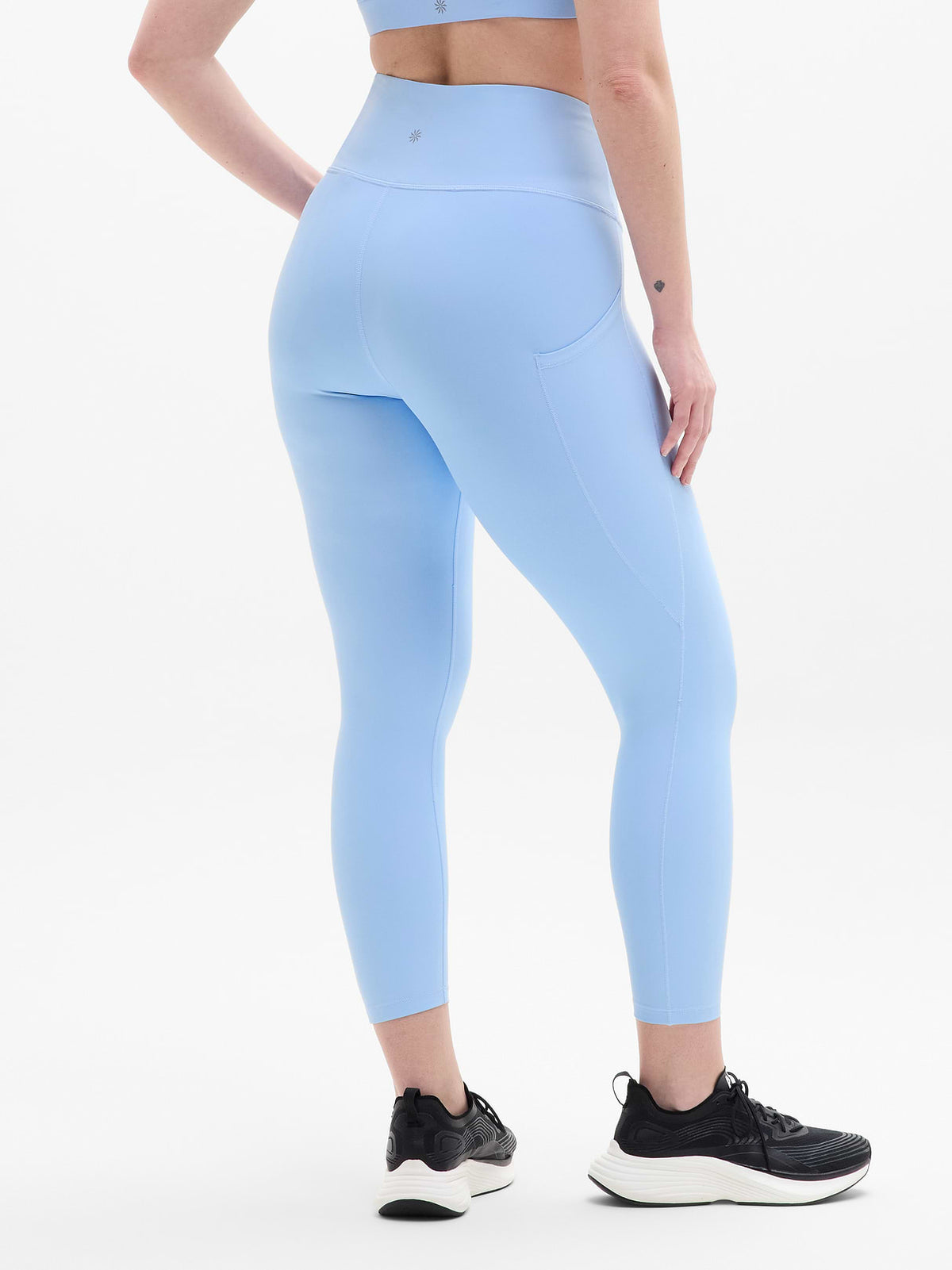 Interval Stash High Rise 7/8 Legging - Mist Blue