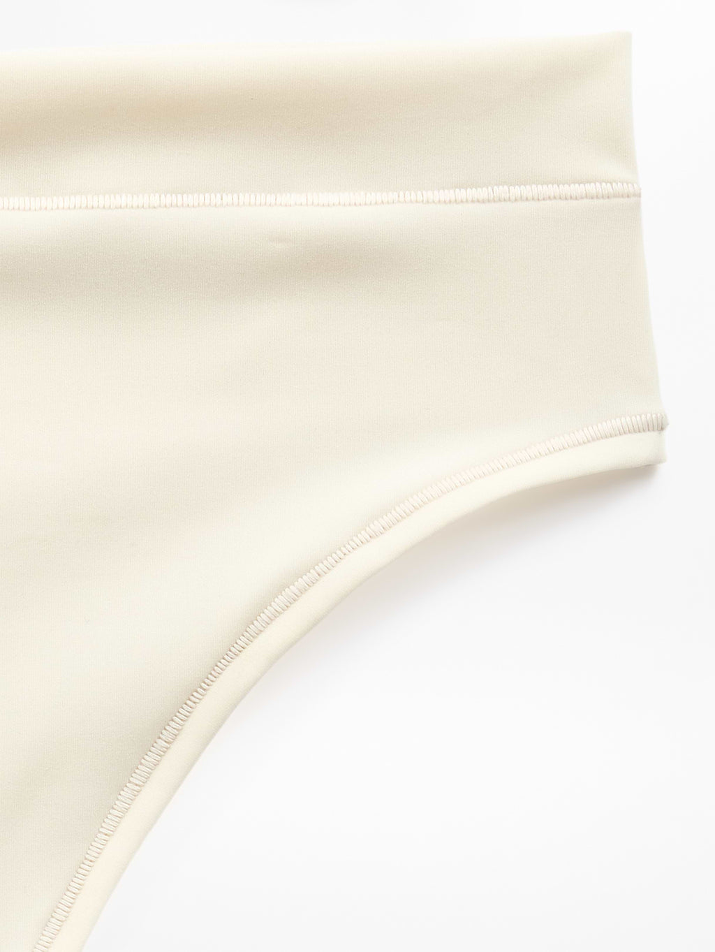 BodyMove High Rise Thong Underwear - Bone