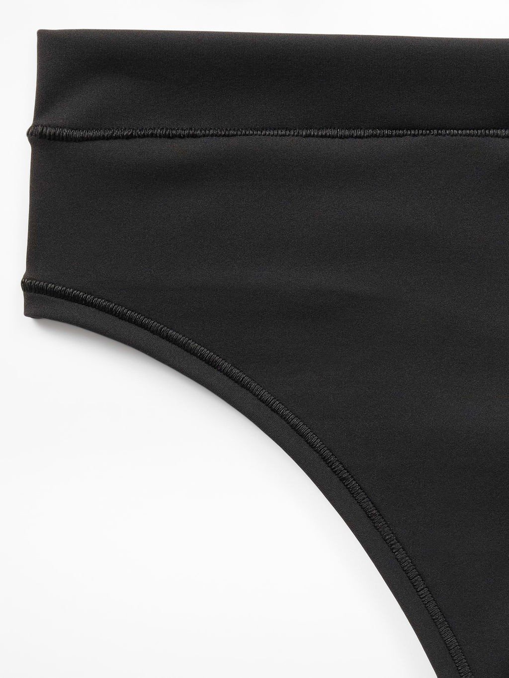 BodyMove High Rise Thong Underwear - Black