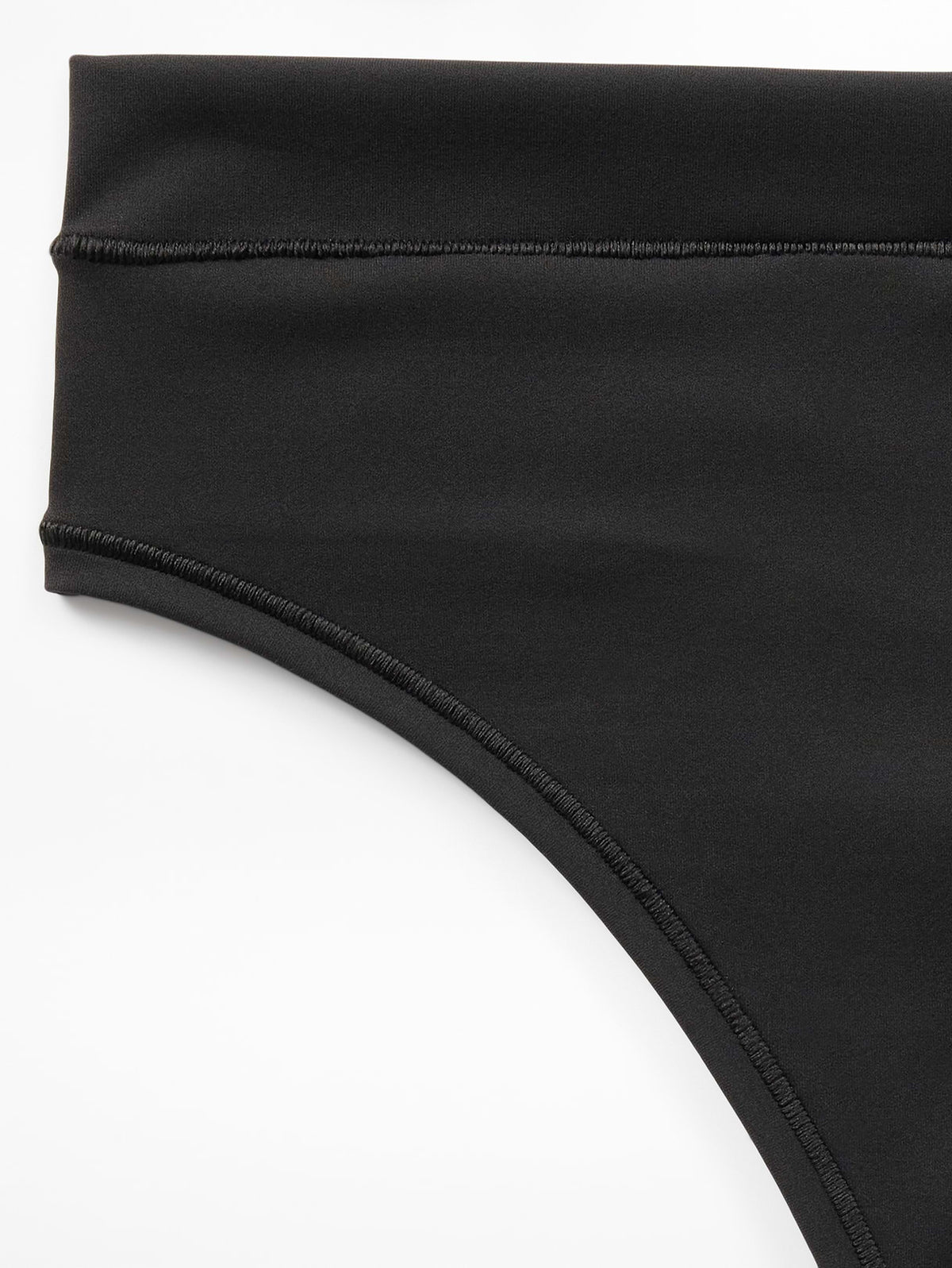 BodyMove High Rise Thong Underwear - Black