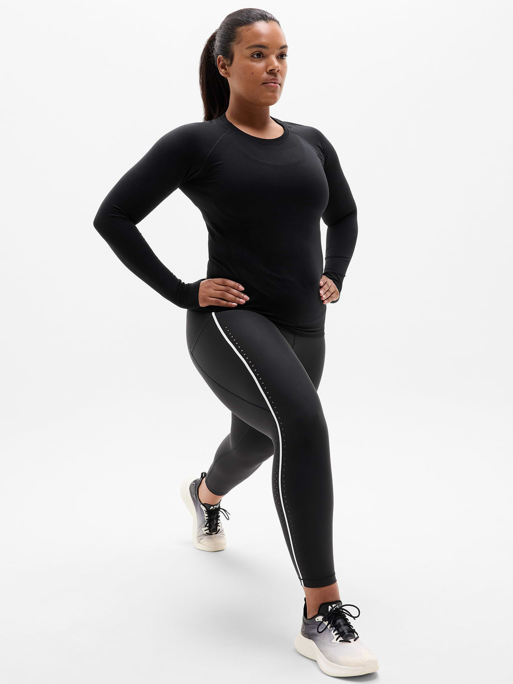 Momentum Seamless Top - Black