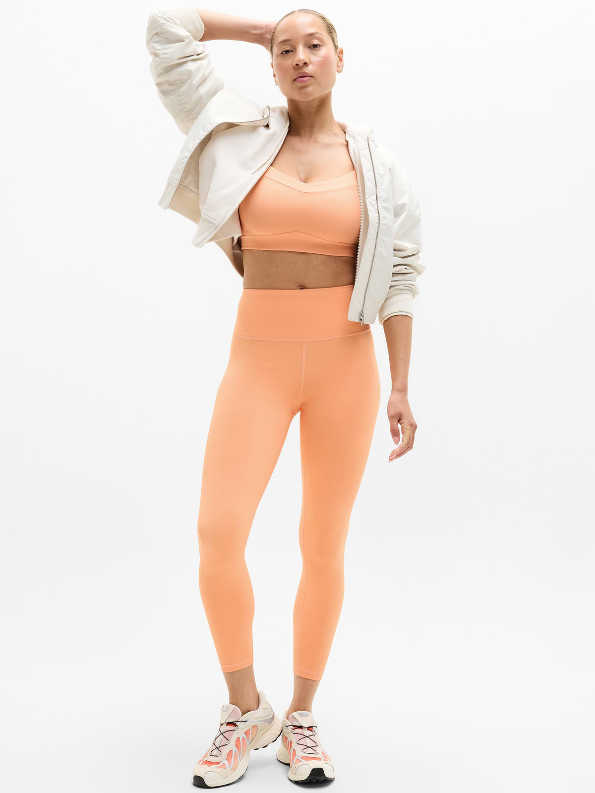 Elation Ultra High Rise Legging - Papaya