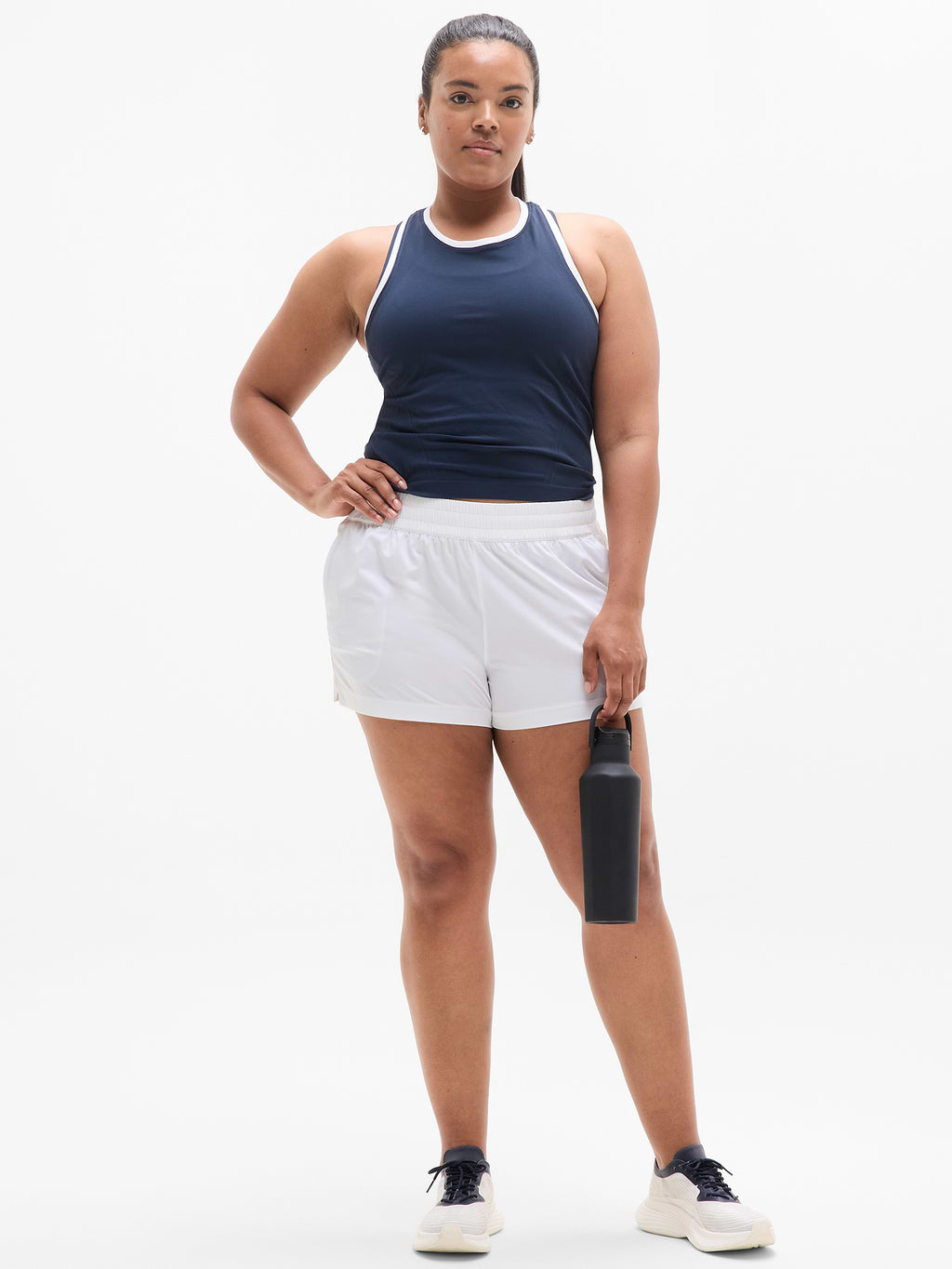 Weekender Mid Rise 3" Run Short - Bright White