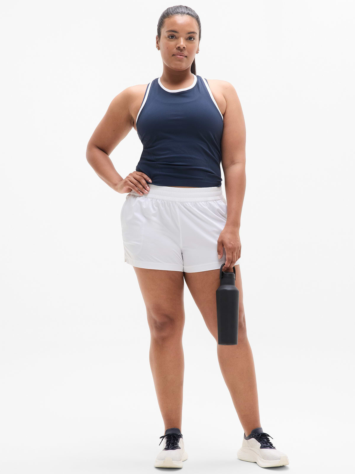 Weekender Mid Rise 3" Run Short - Bright White