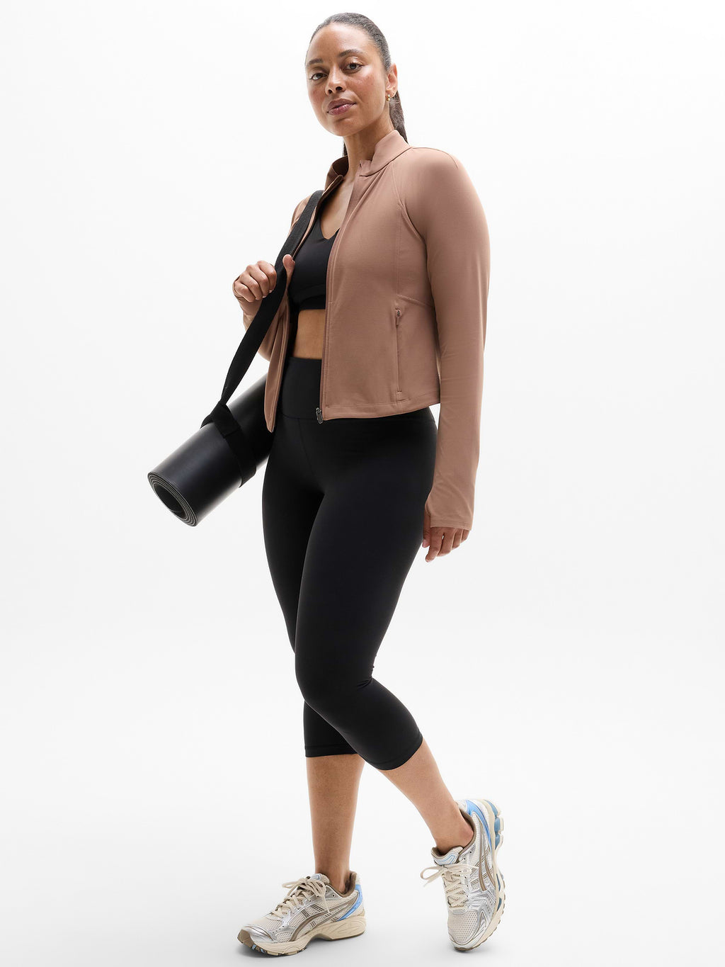 Salutation Crop Jacket - Auburn