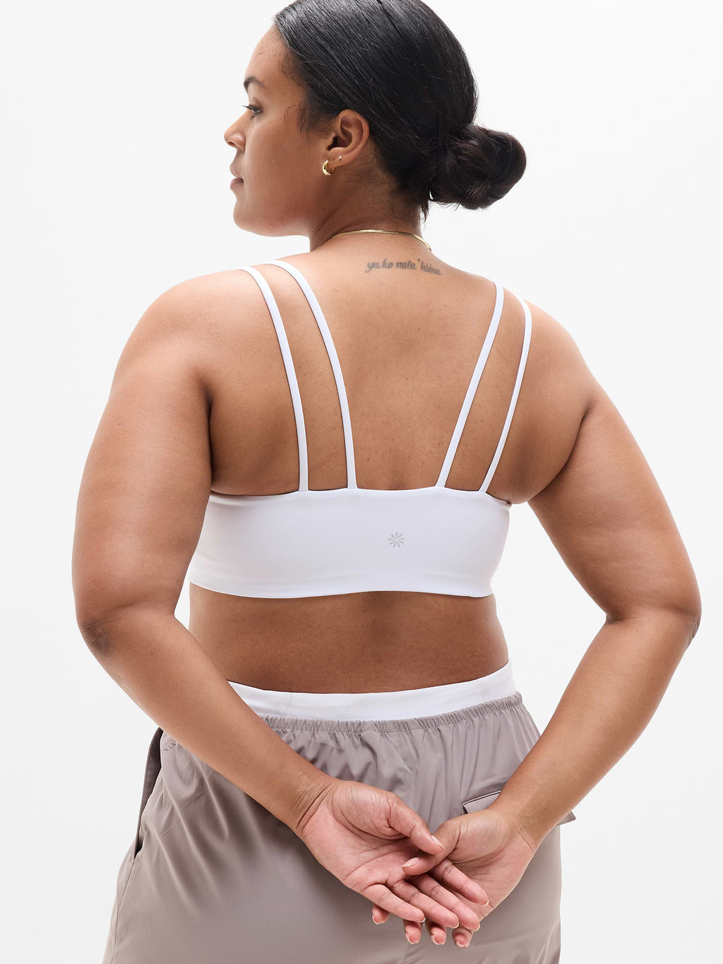 Transcend Strappy Bra D-DD - Bright White