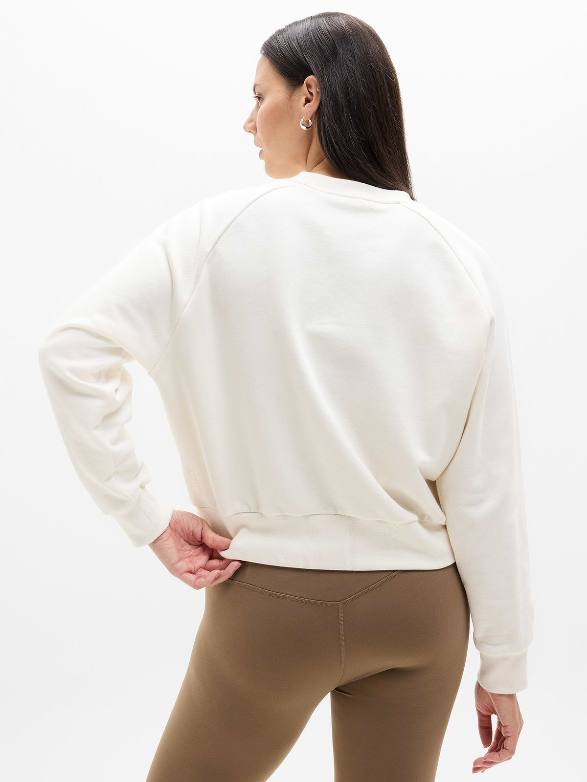 Forever Fleece Relaxed Crew Sweatshirt - Magnolia White