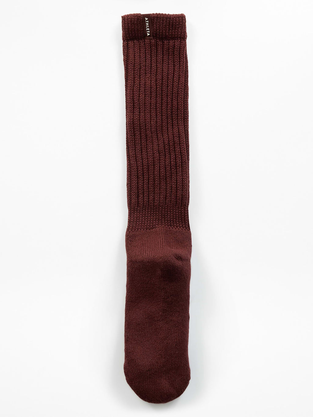 Cloud Scrunch Sock - Garnet