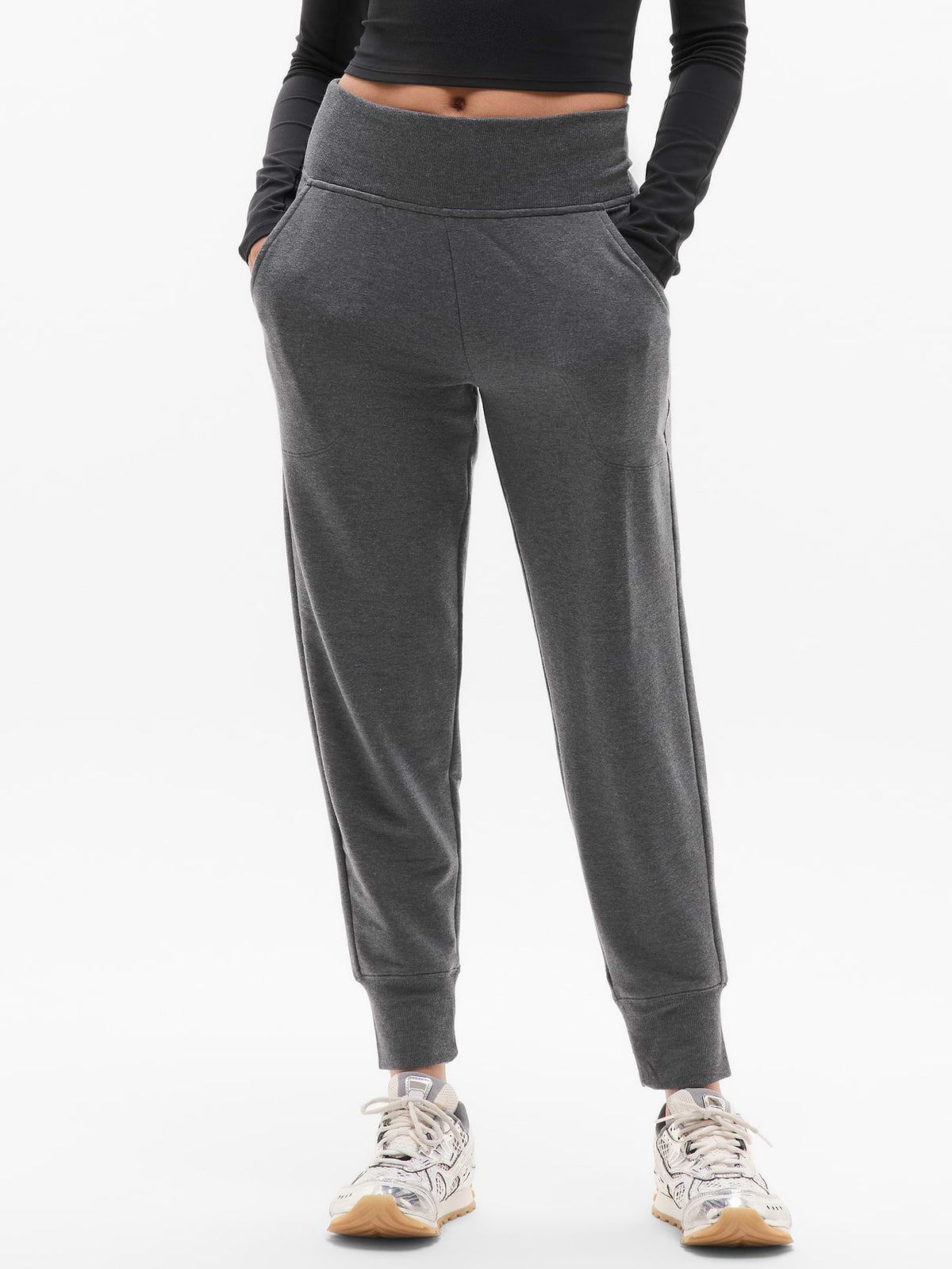 Coaster Luxe Straight Leg Pant - Charcoal Grey Heather