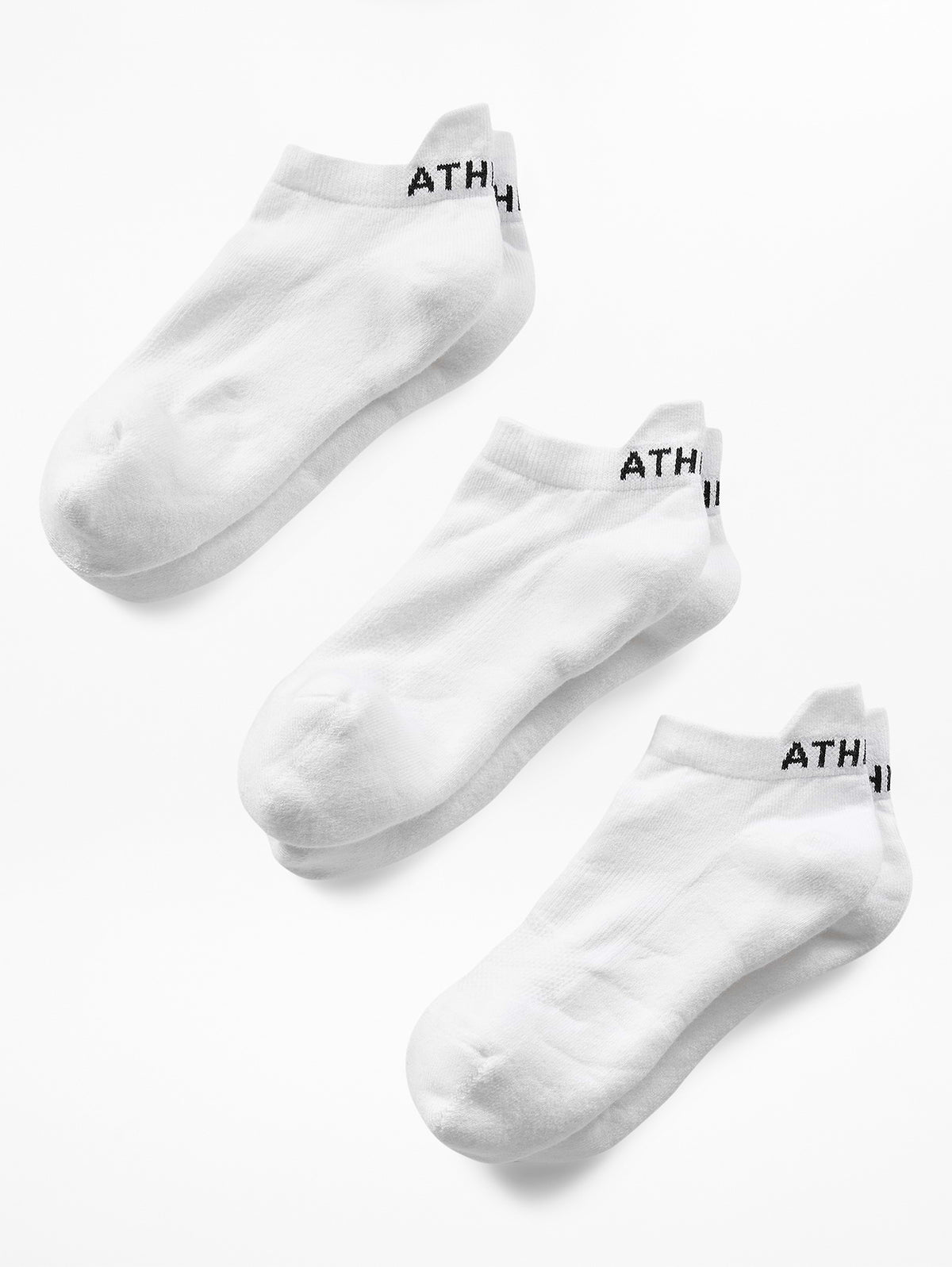 Athleta Everyday Ankle Sock 3-Pack - Bright White