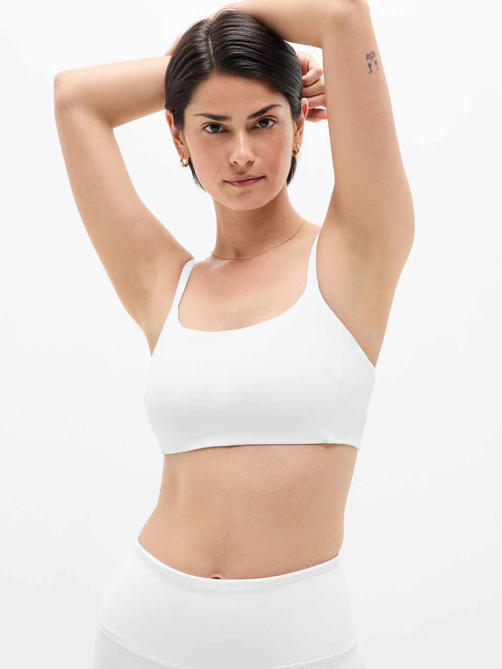 Transcend Strappy Bra D-DD - Bright White