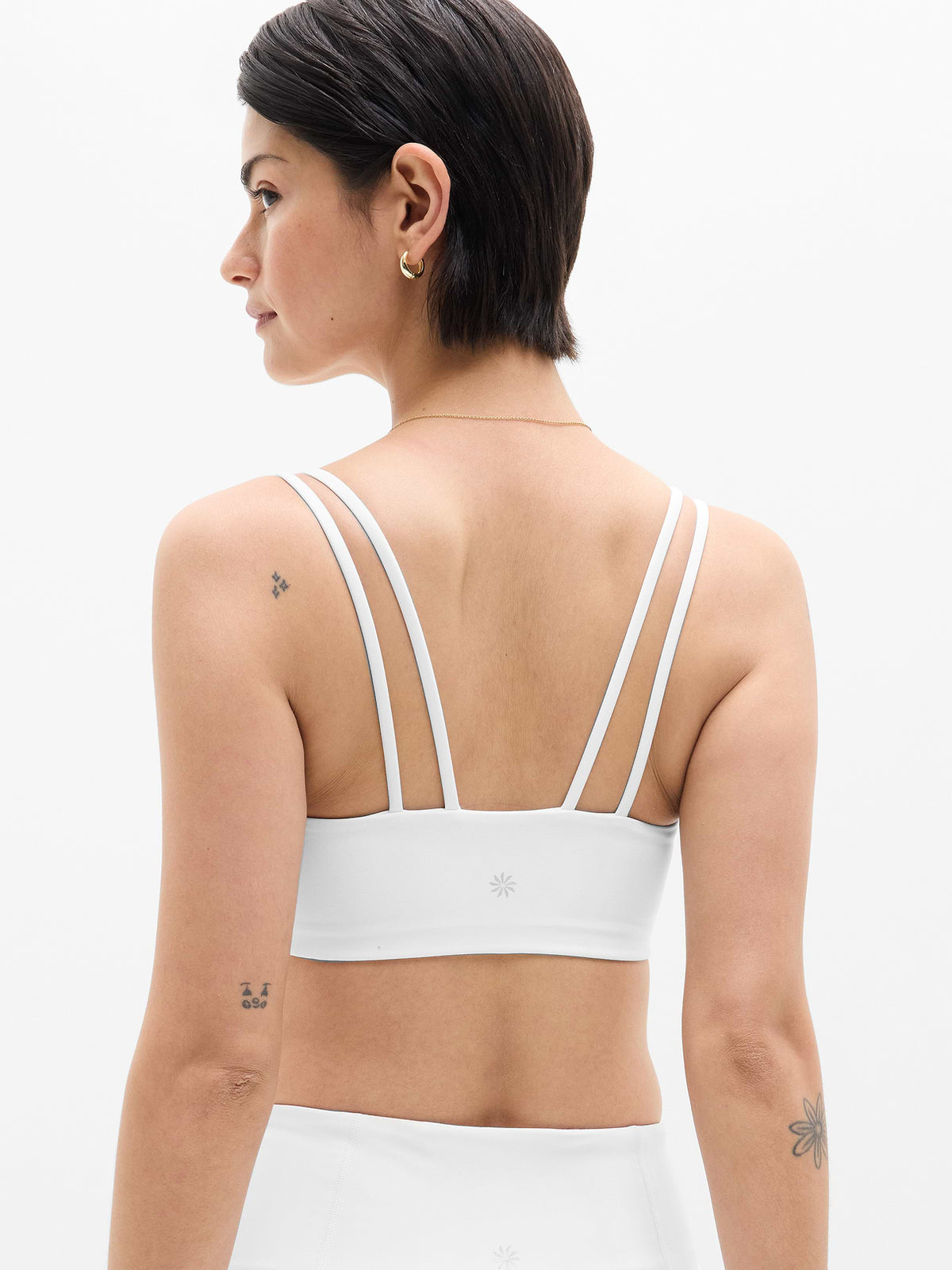 Transcend Strappy Bra D-DD - Bright White