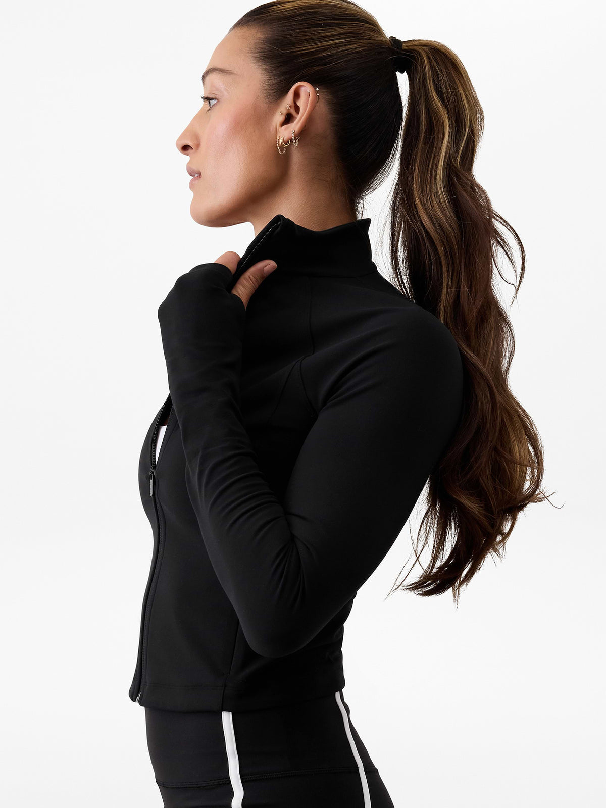 Salutation Crop Jacket - Black