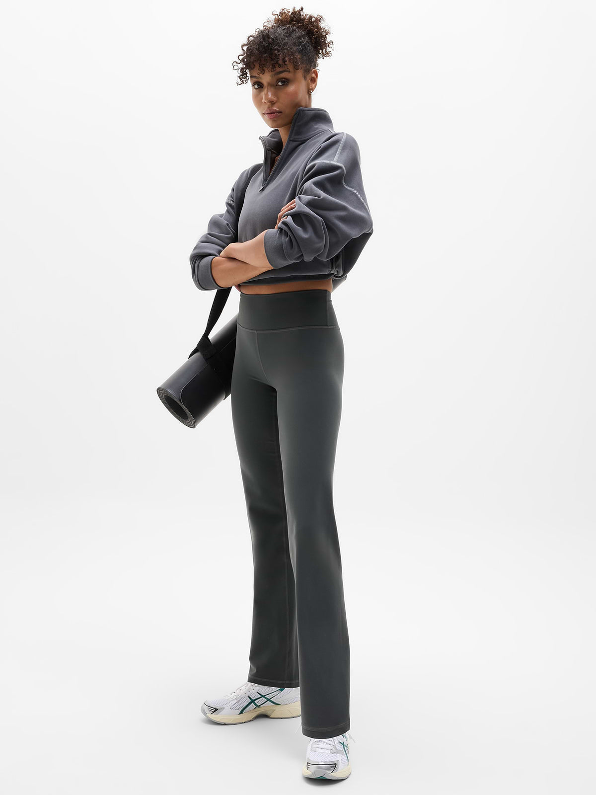 Elation Ultra High Rise Wide Leg Pant - Shadow Grey