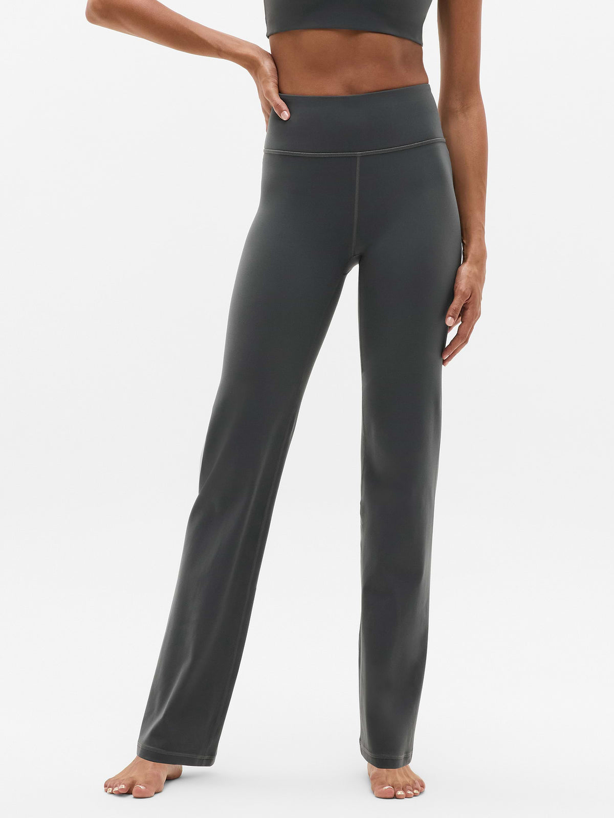 Elation Ultra High Rise Wide Leg Pant - Shadow Grey