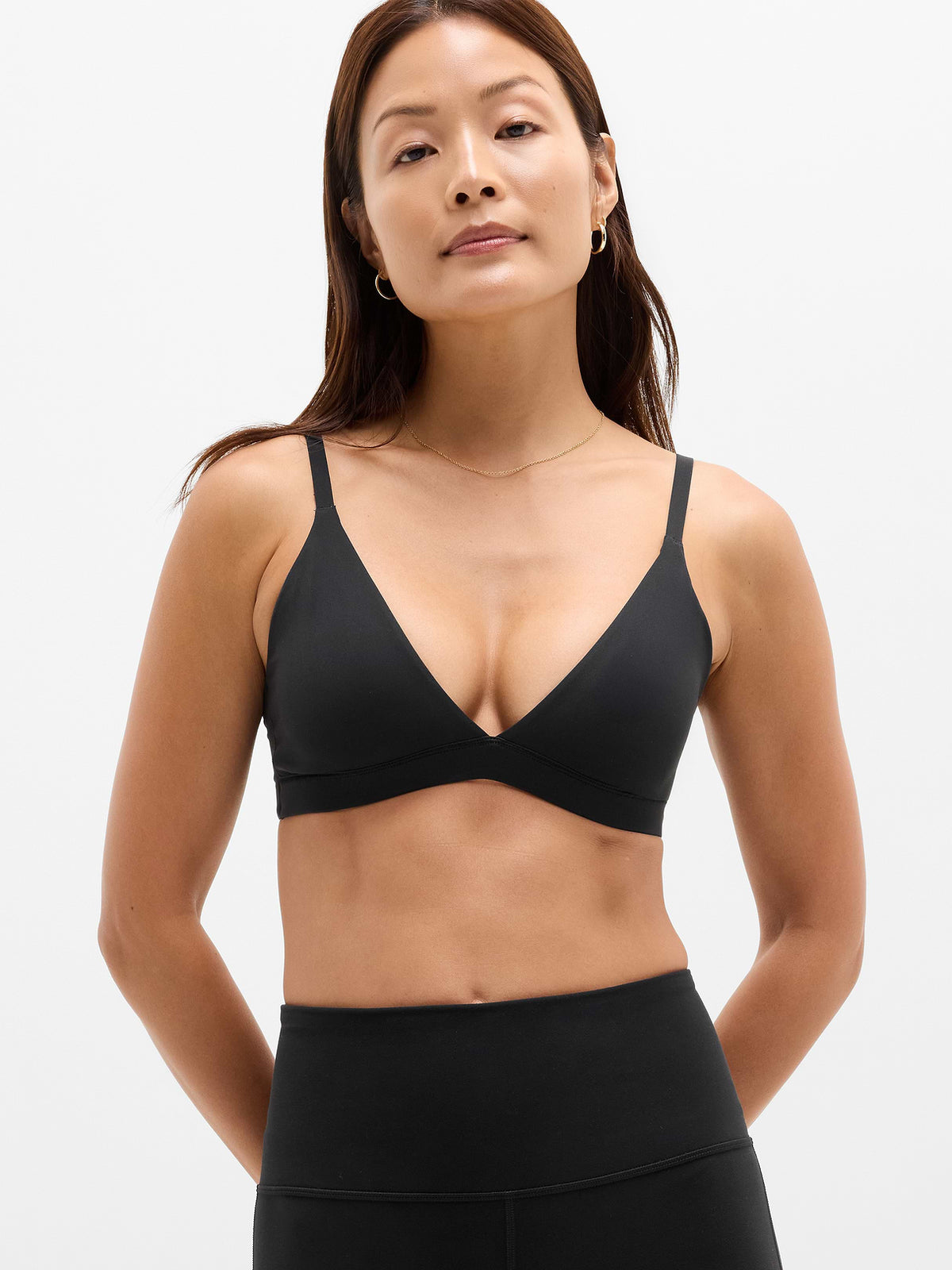 BodyMove Plunge Bralette A-C - Black
