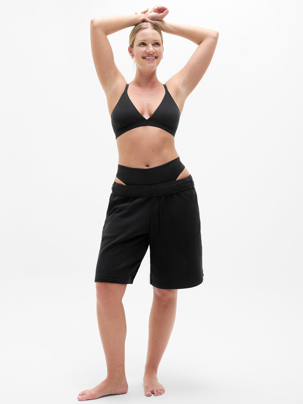 BodyMove Plunge Bralette A-C - Black
