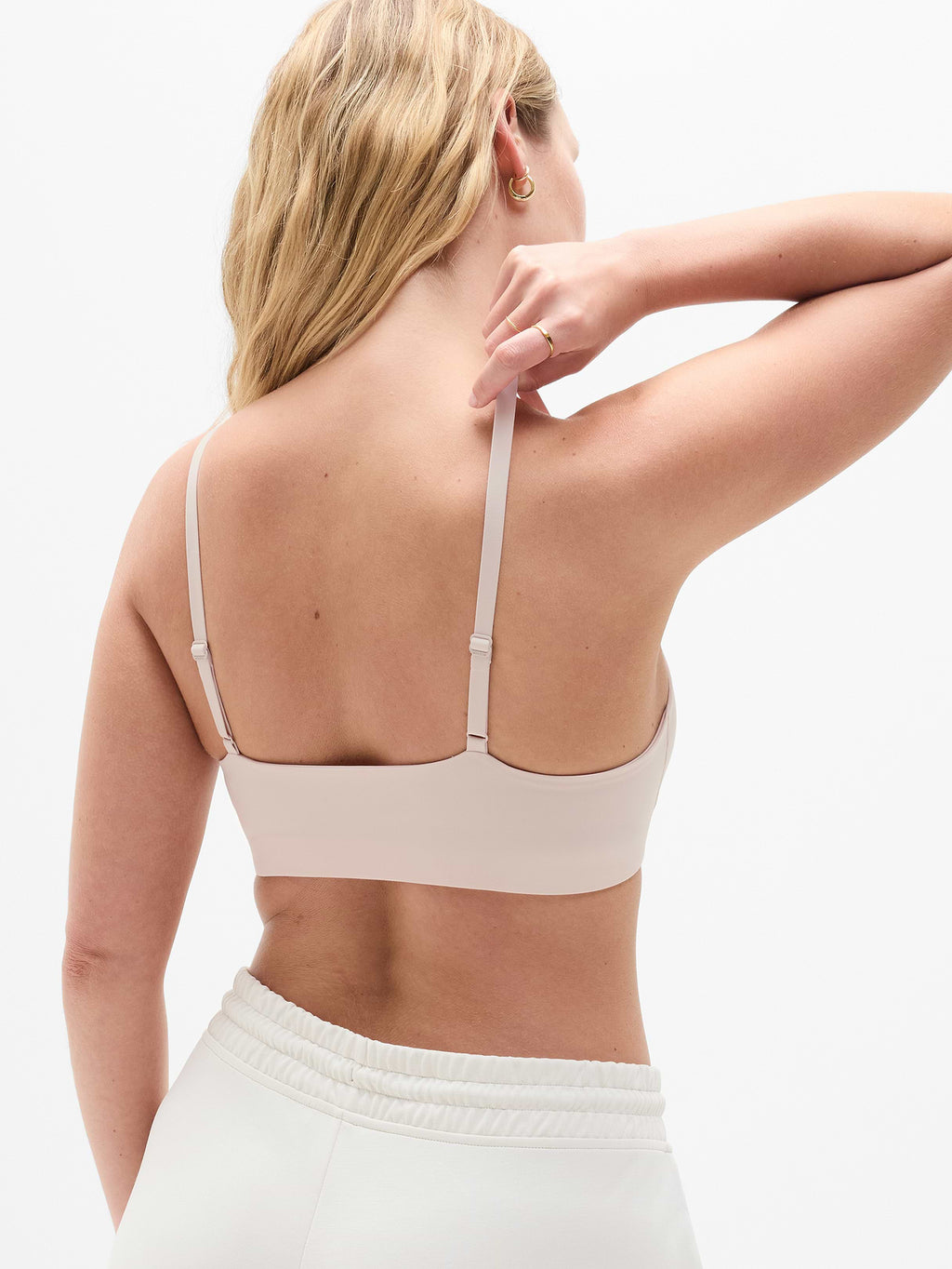 BodyMove Plunge Bralette A-C - Sand Beige