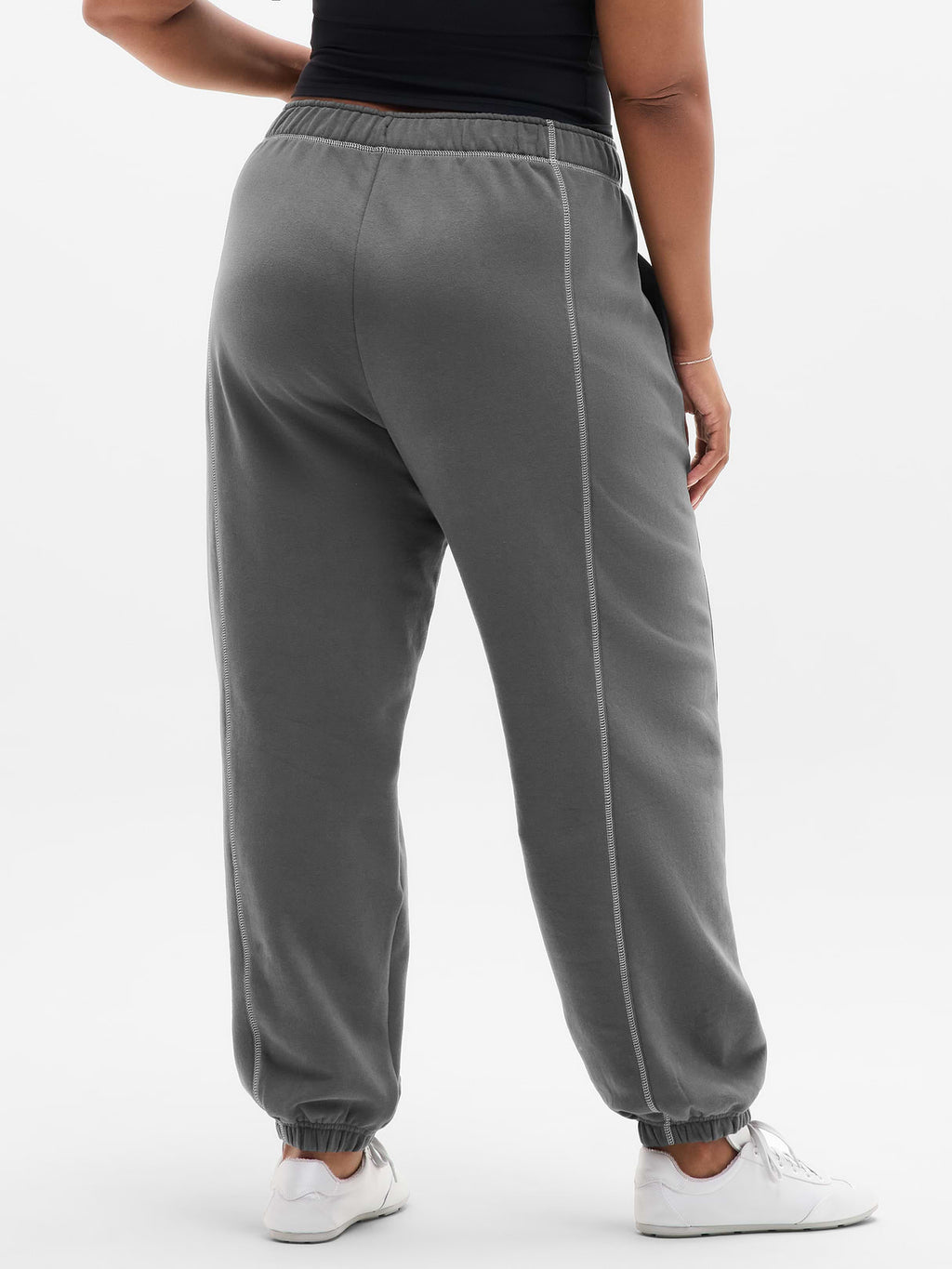 Forever Fleece Mid Rise Flare Pant - Shadow Grey/Stone