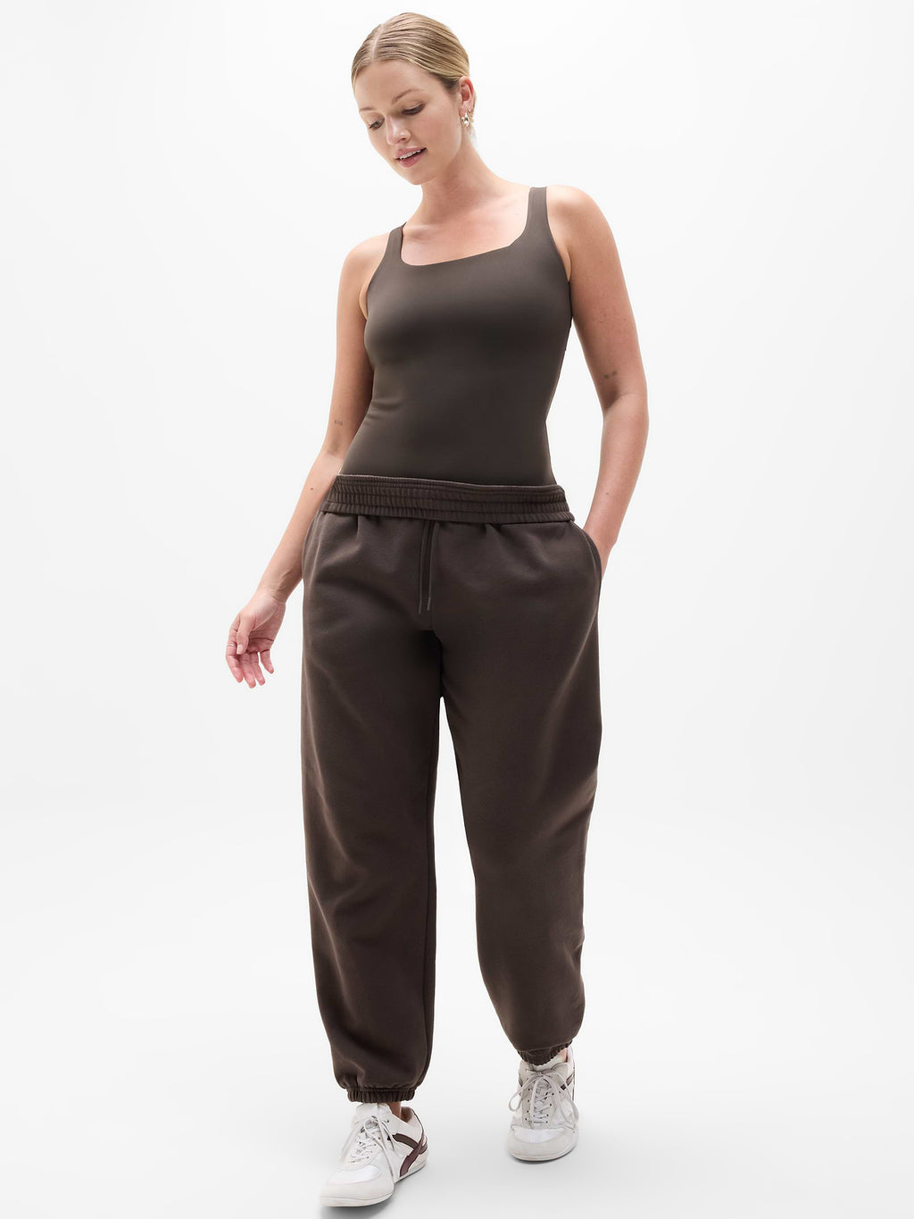 BodyMove Square Neck Bodysuit - Truffle