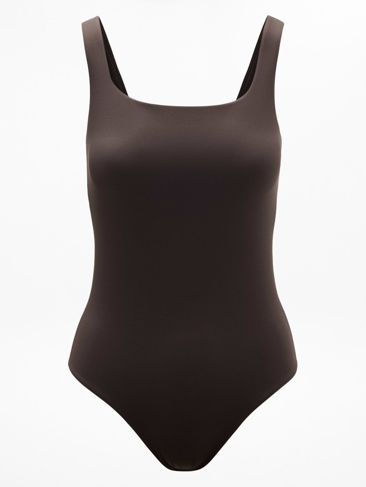 BodyMove Square Neck Bodysuit - Truffle