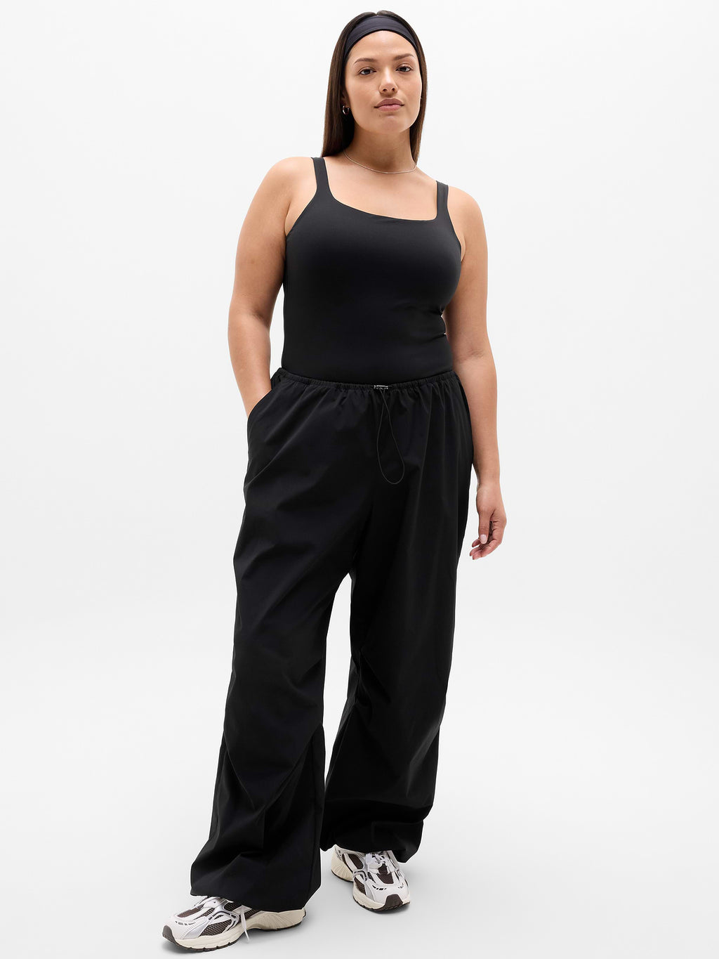 BodyMove Square Neck Bodysuit - Black