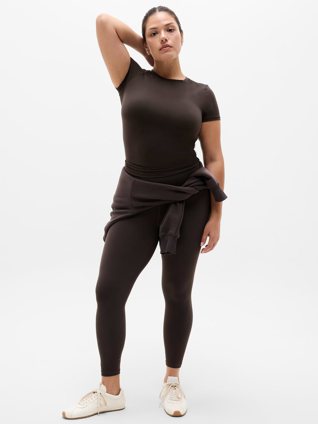 BodyMove Crew Neck Tee - Truffle