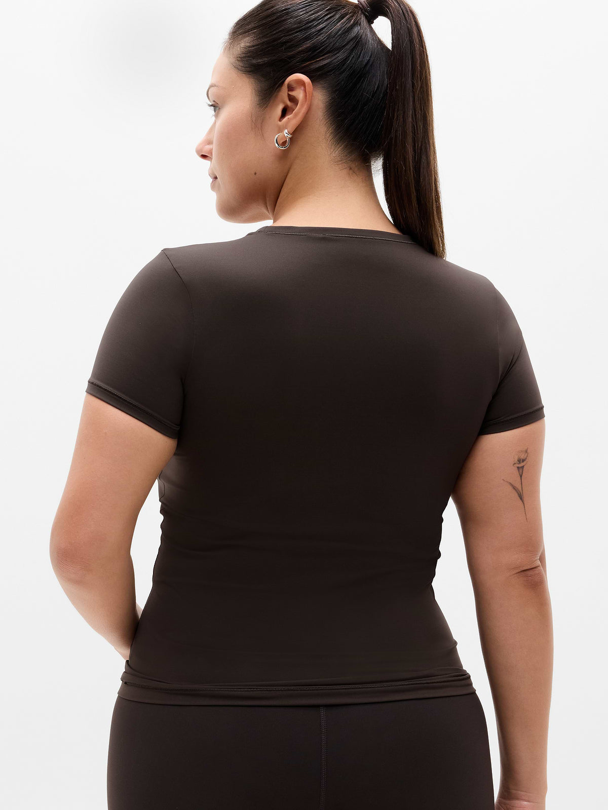 BodyMove Crew Neck Tee - Truffle