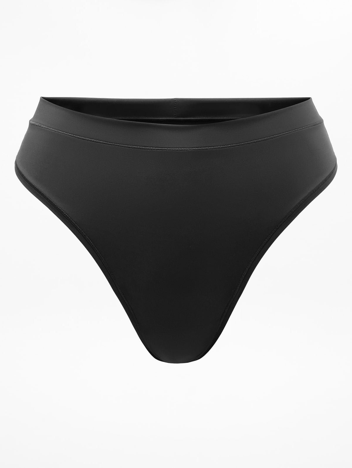 BodyMove High Rise Thong Underwear - Black