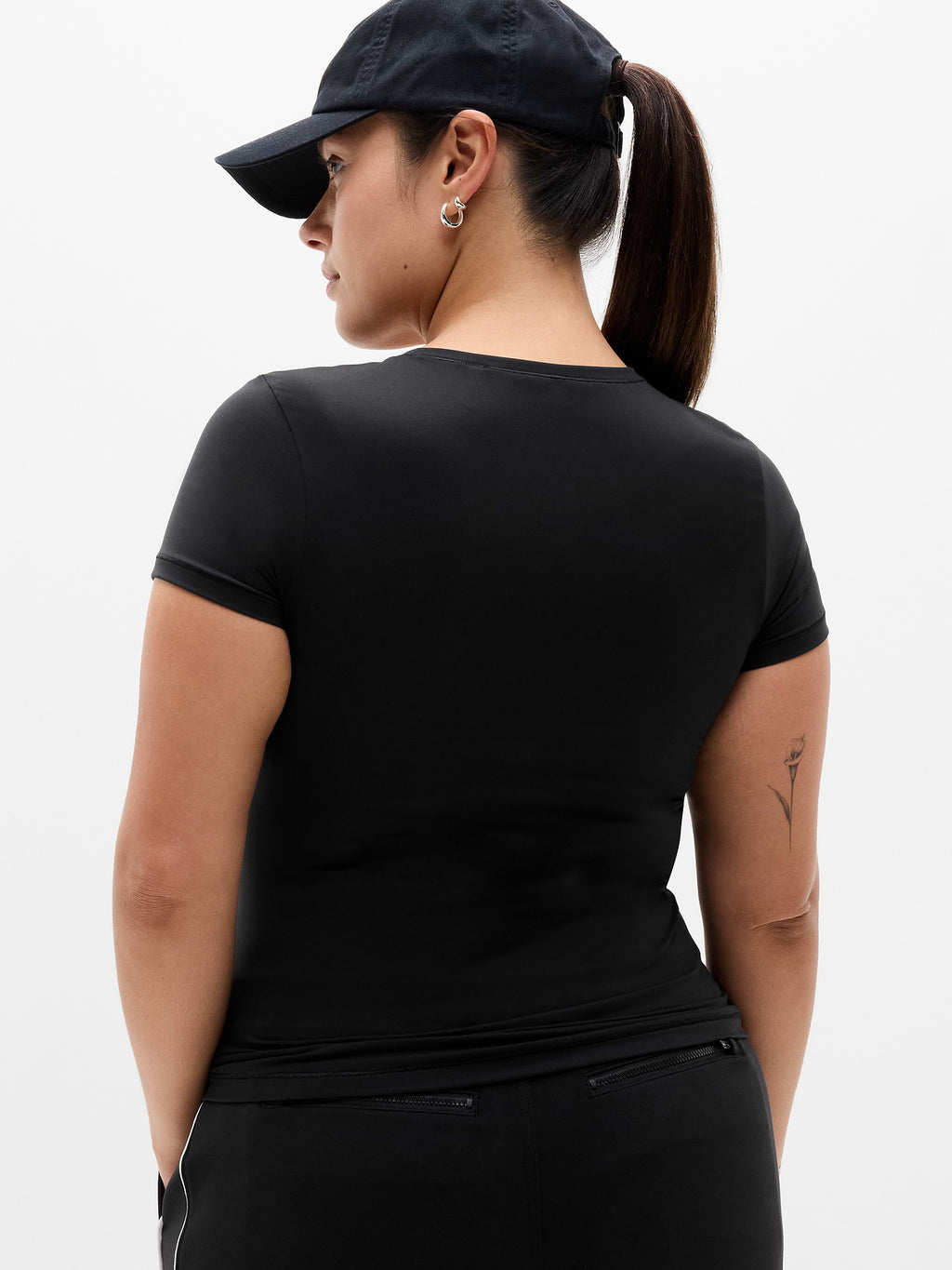 BodyMove Crew Neck Tee - Black