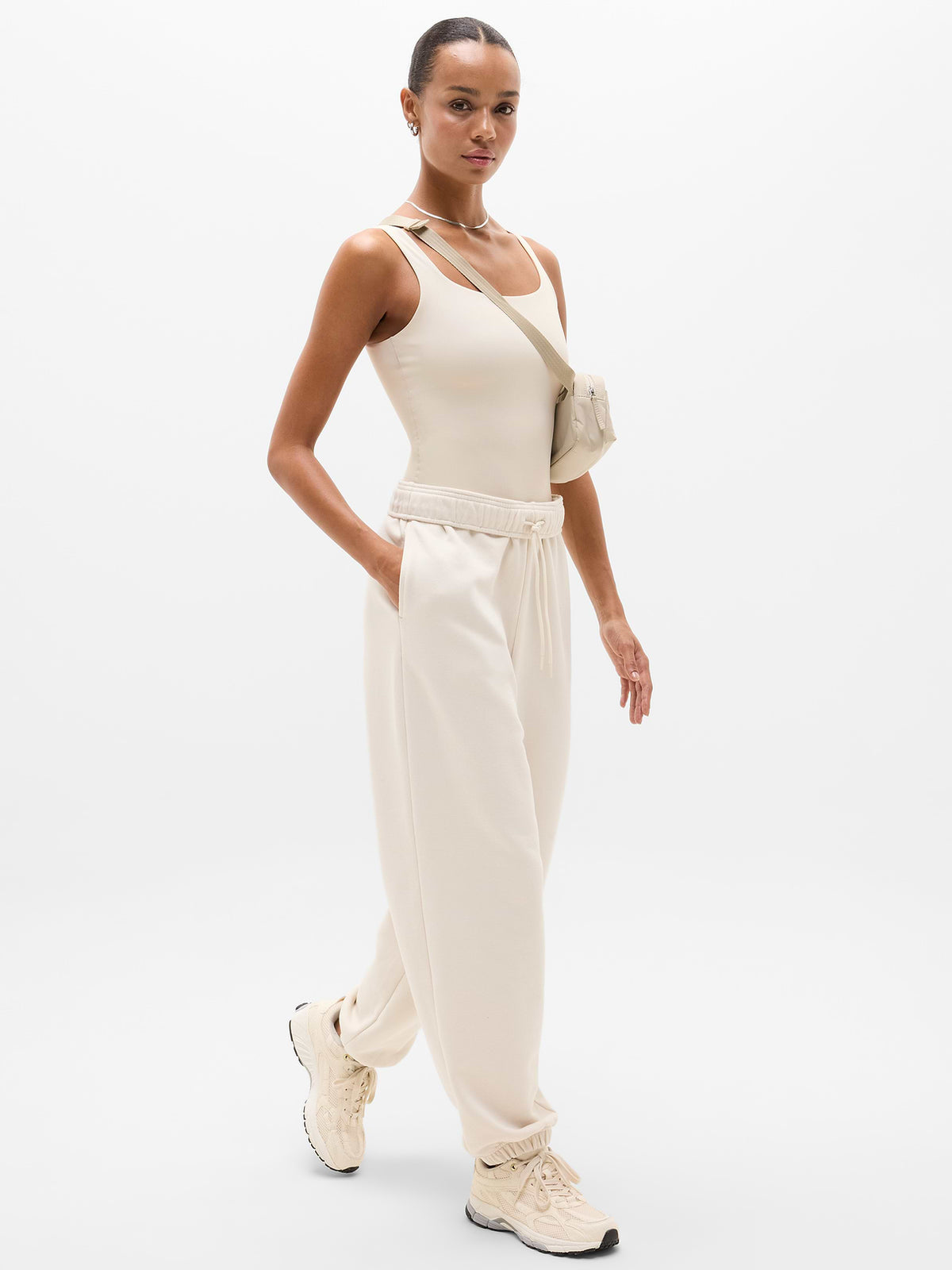 BodyMove Square Neck Bodysuit - Bone
