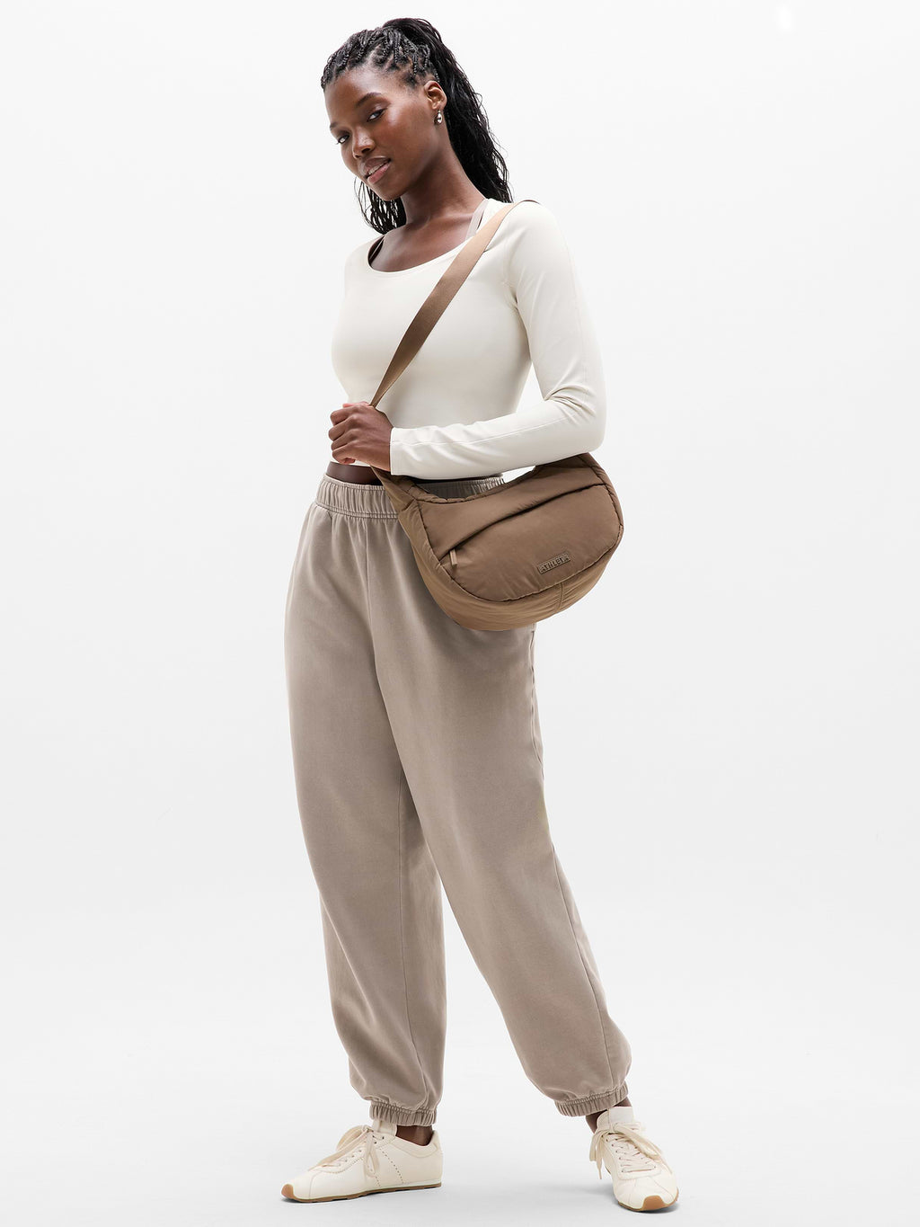 Forever Fleece Mid Rise Flare Pant - Mortar Garment Dye