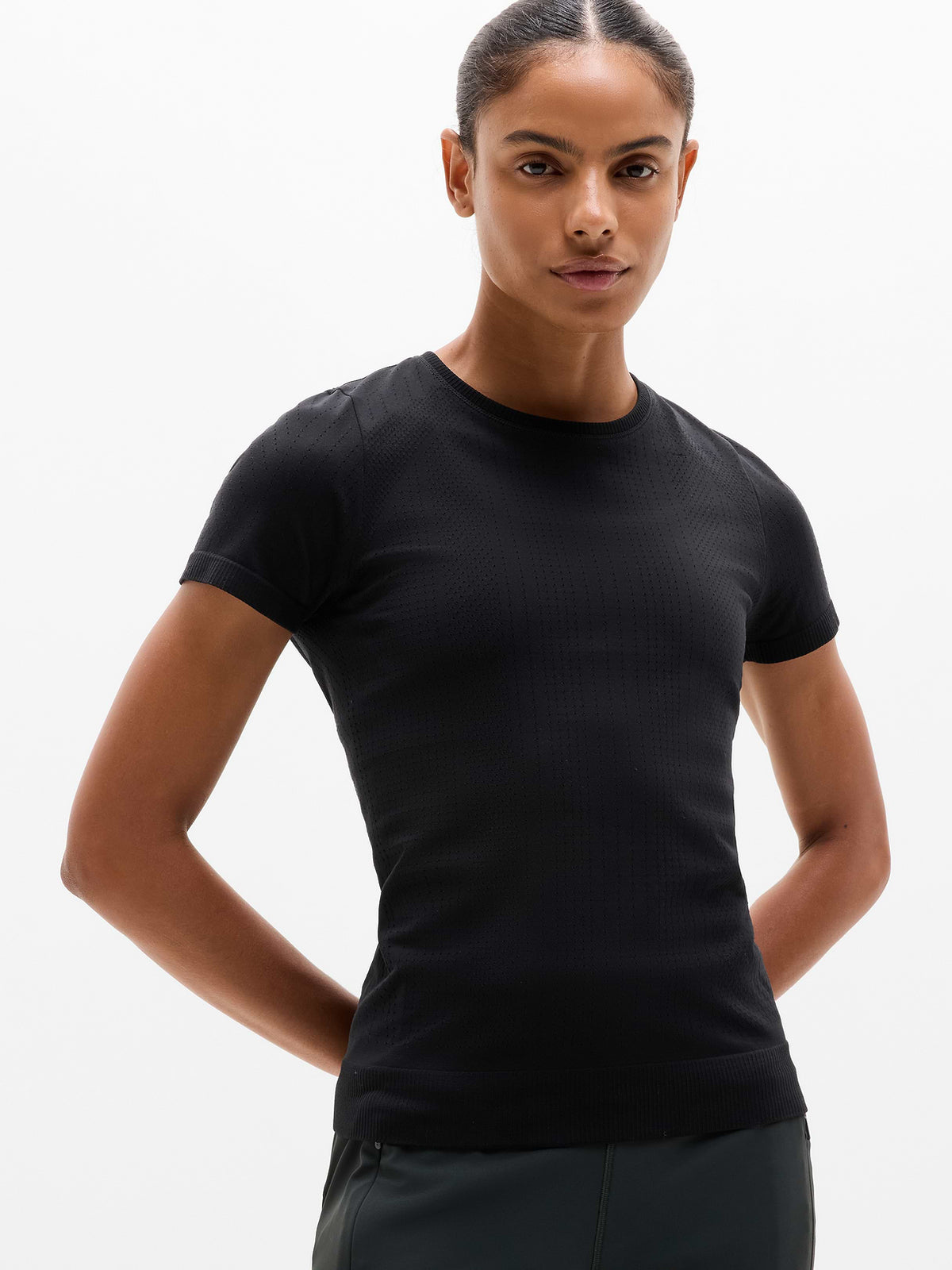 In Motion Seamless Tee - Black