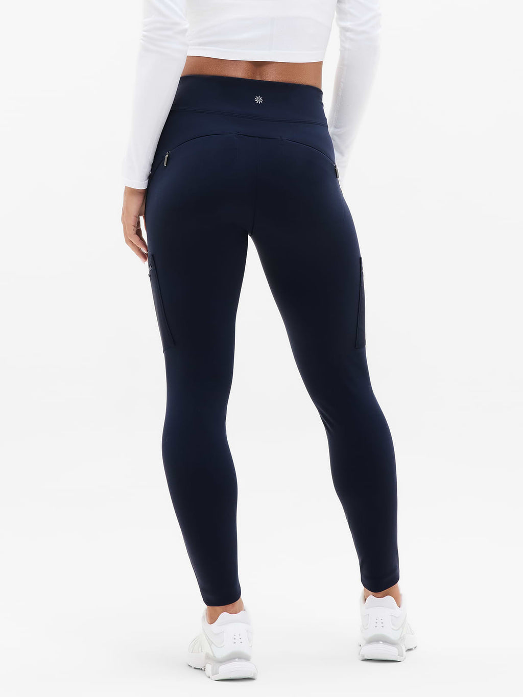 Headlands Hybrid High Rise Cargo Legging - Navy