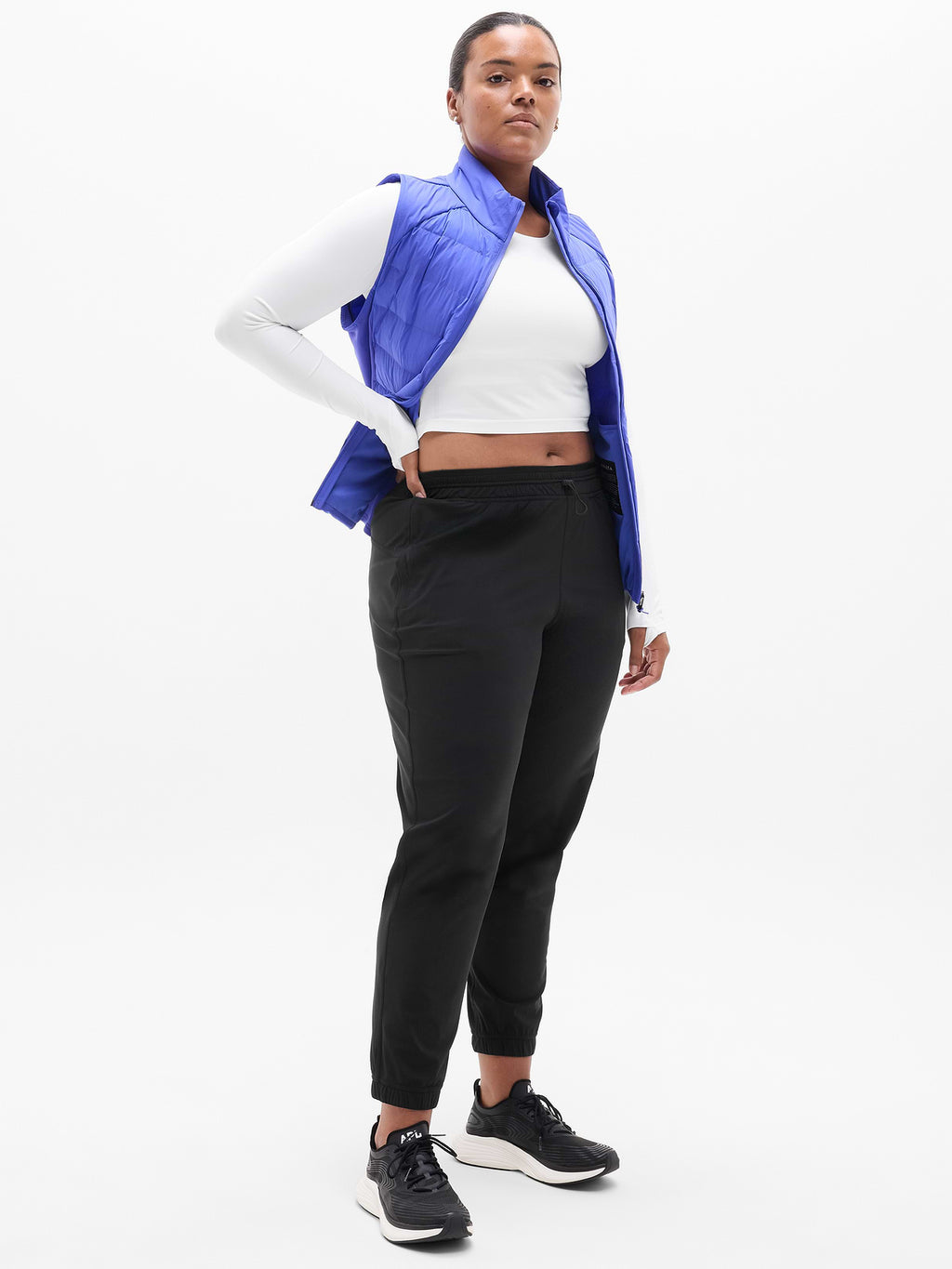 Crosstrain High Rise Jogger - Black